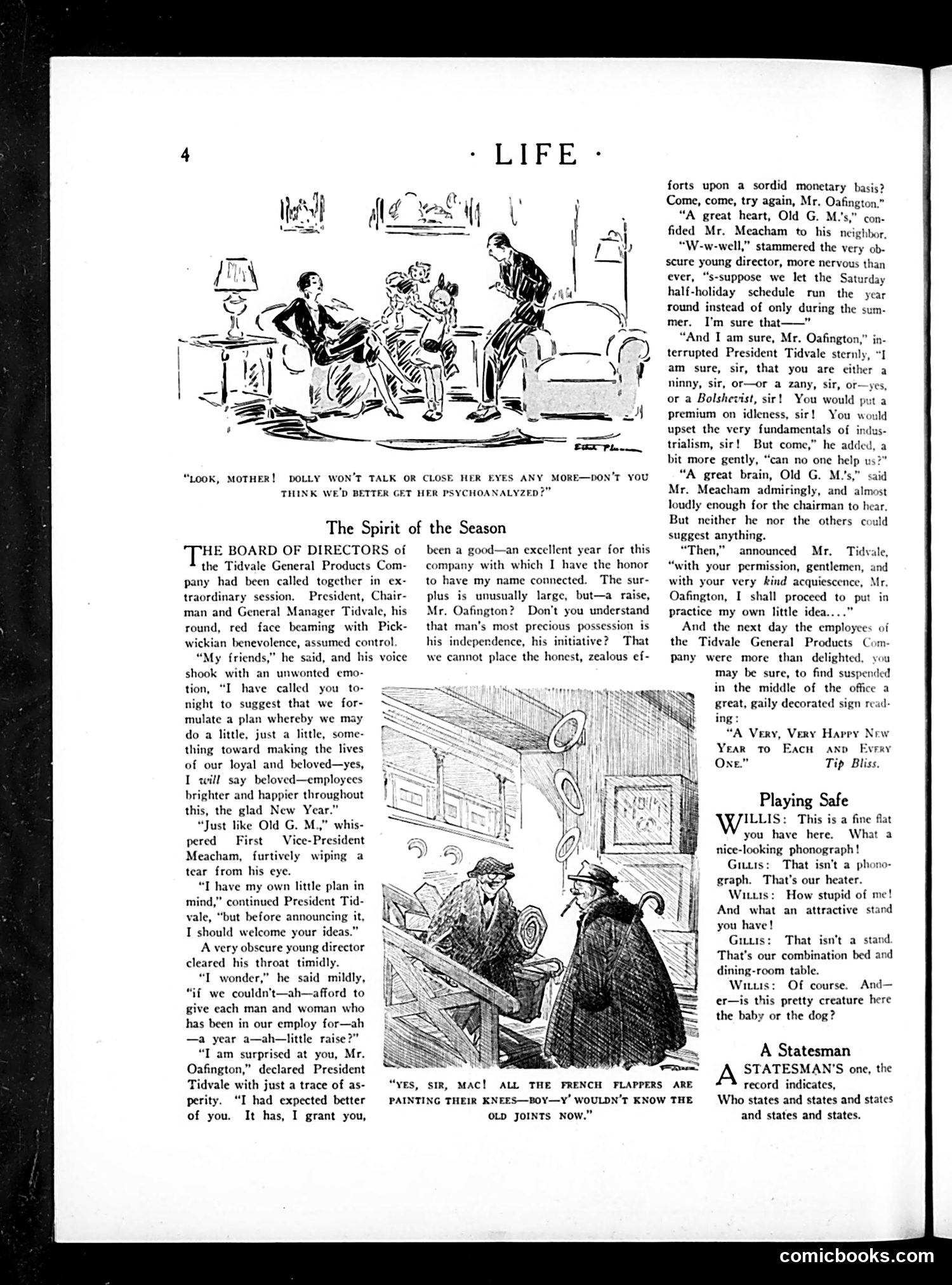 Life — December 31, 1925 — page 6: Life, 1925-12-31