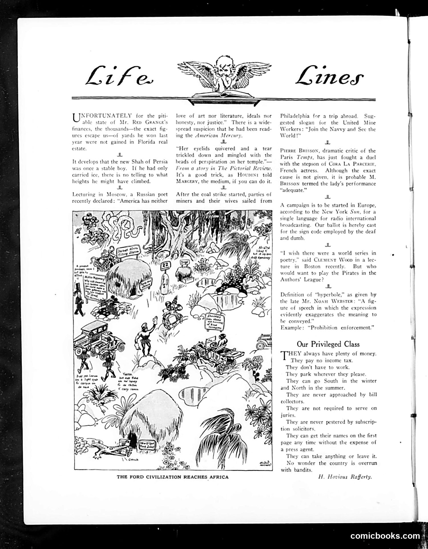 Life — January 7, 1926 — page 10: Life, 1926-01-07