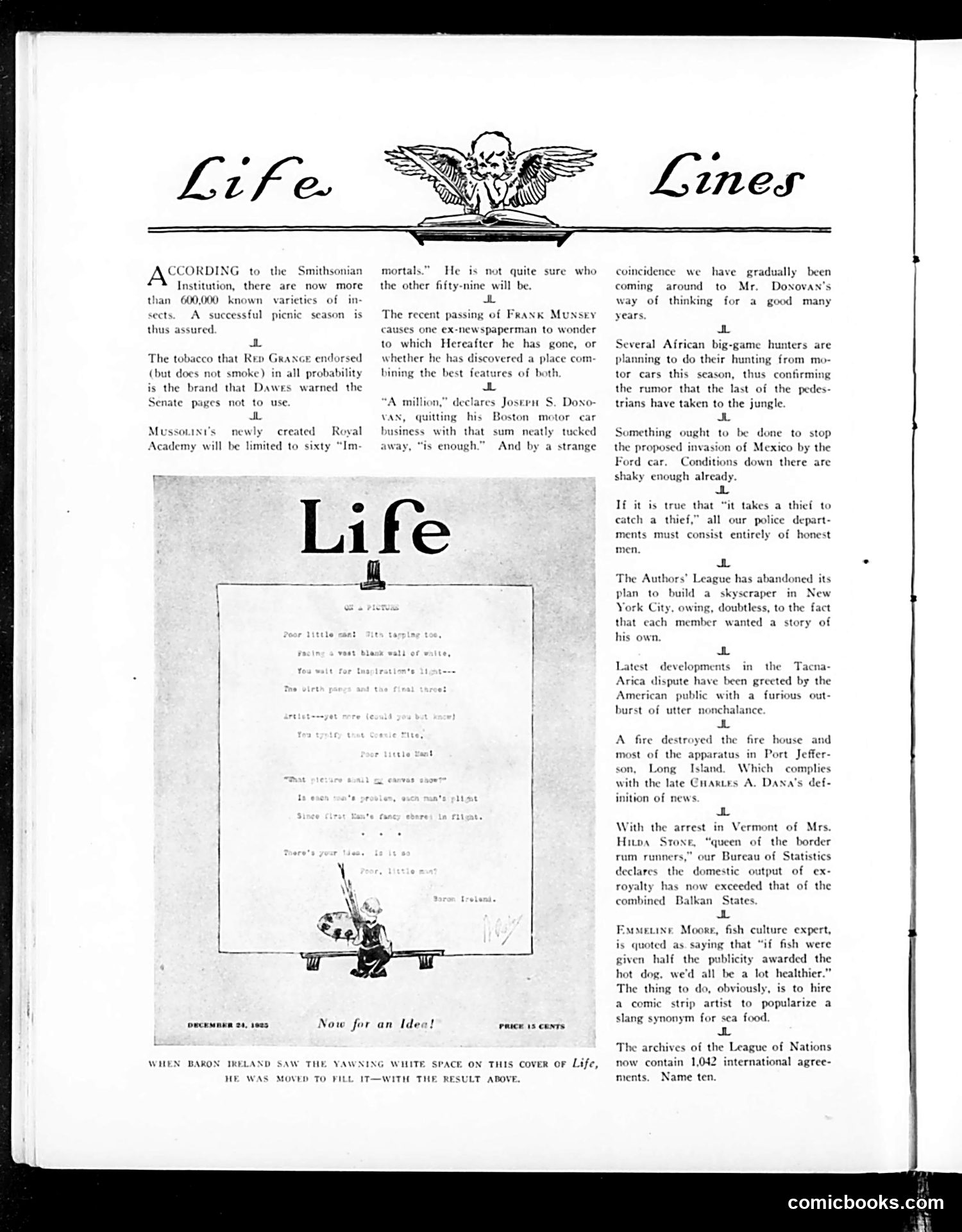 Life — January 21, 1926 — page 8: Life, 1926-01-21
