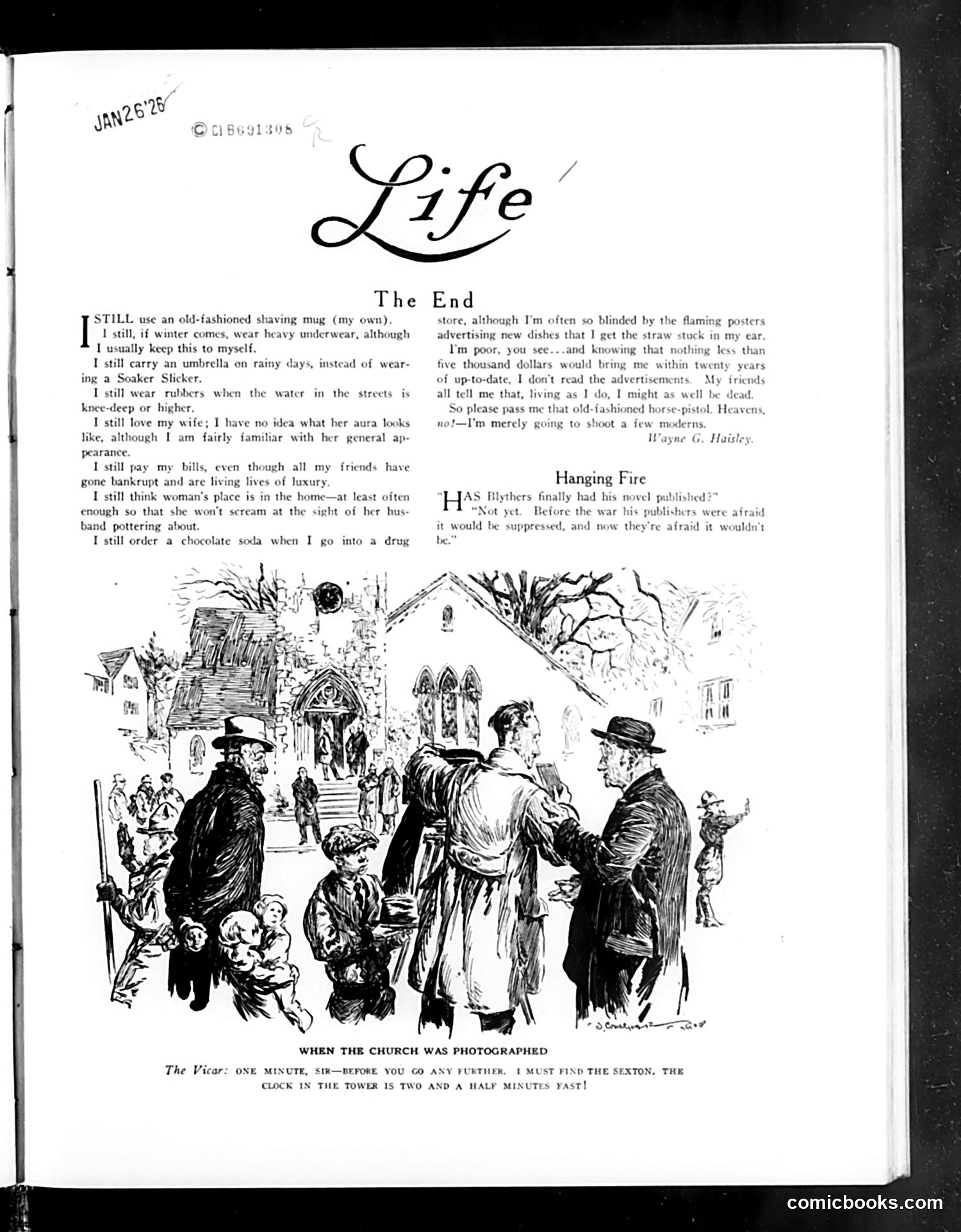 Life — January 28, 1926 — page 5: Life, 1926-01-28