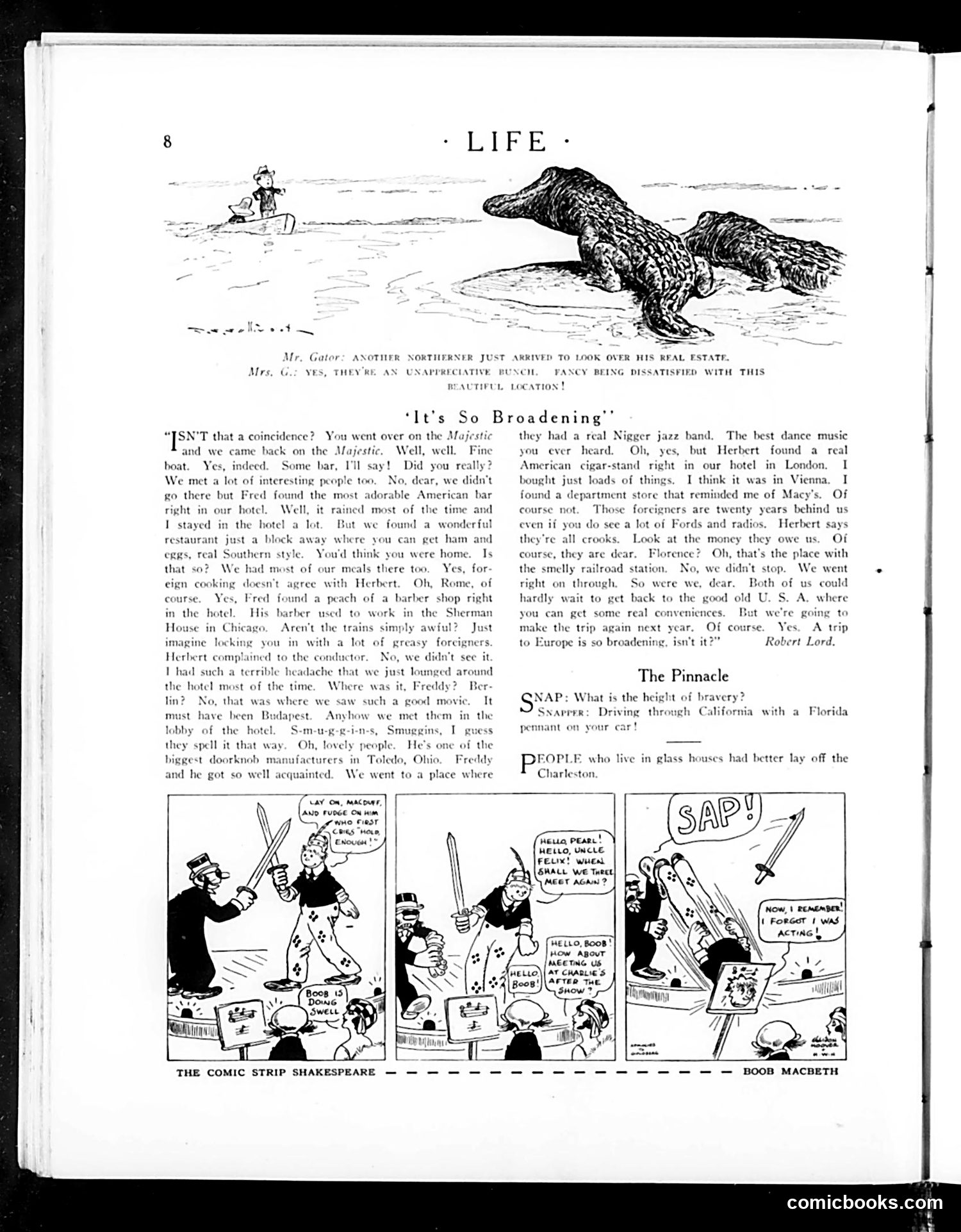 Life — January 28, 1926 — page 10: Life, 1926-01-28