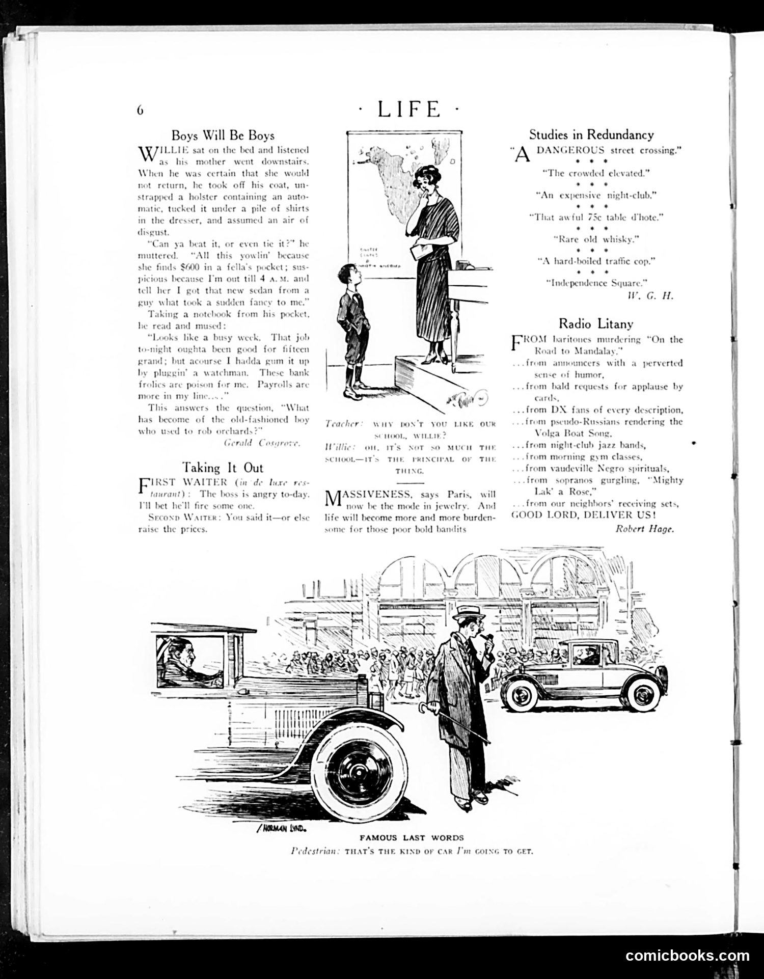 Life — February 4, 1926 — page 8: Life, 1926-02-04