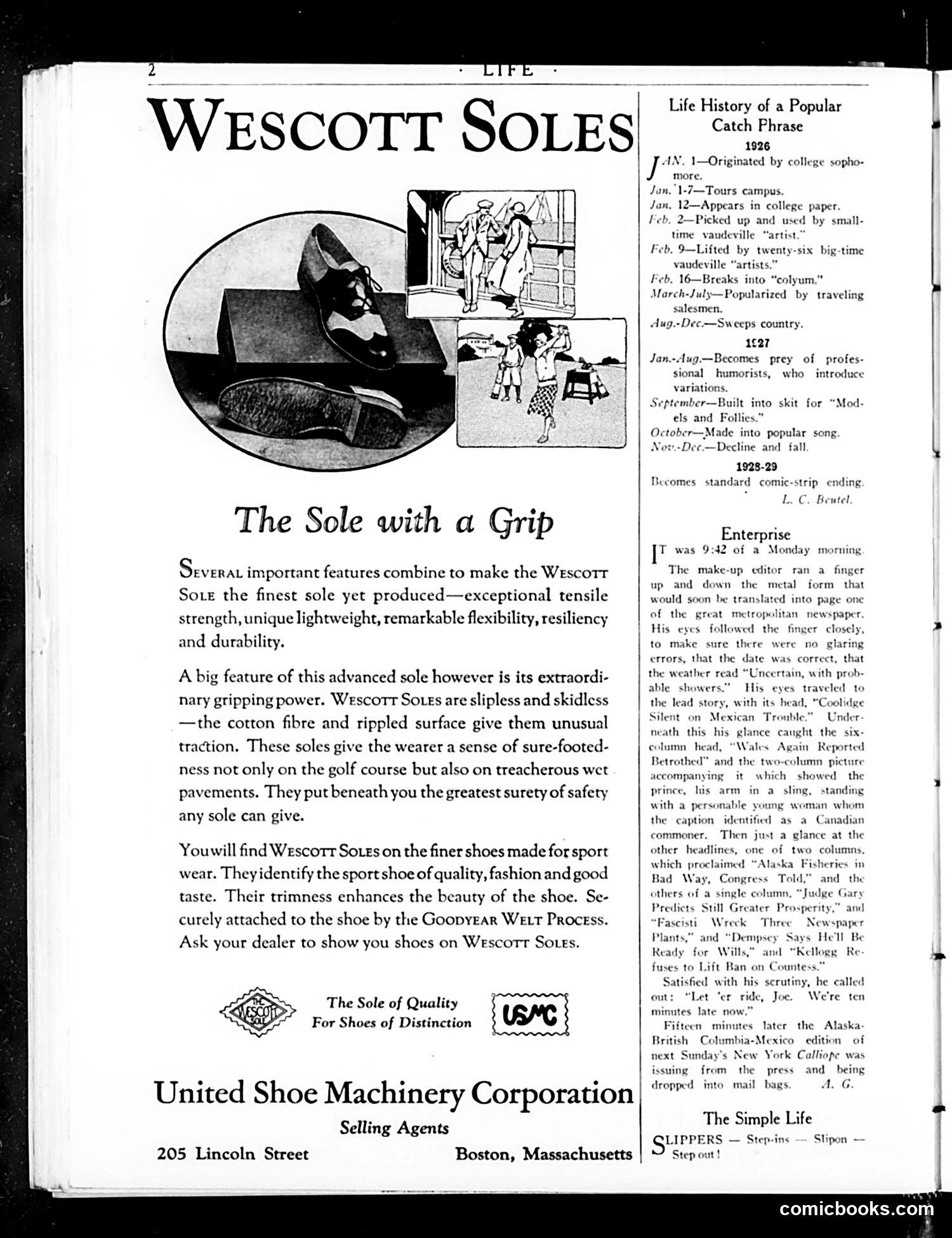 Life — April 8, 1926 — page 4: Life, 1926-04-08