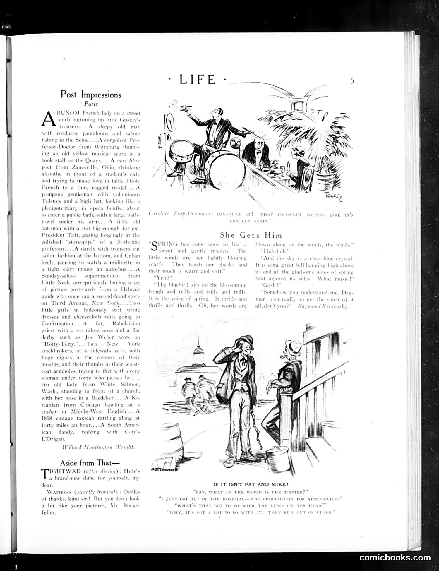 Life — April 22, 1926 — page 7: Life, 1926-04-22