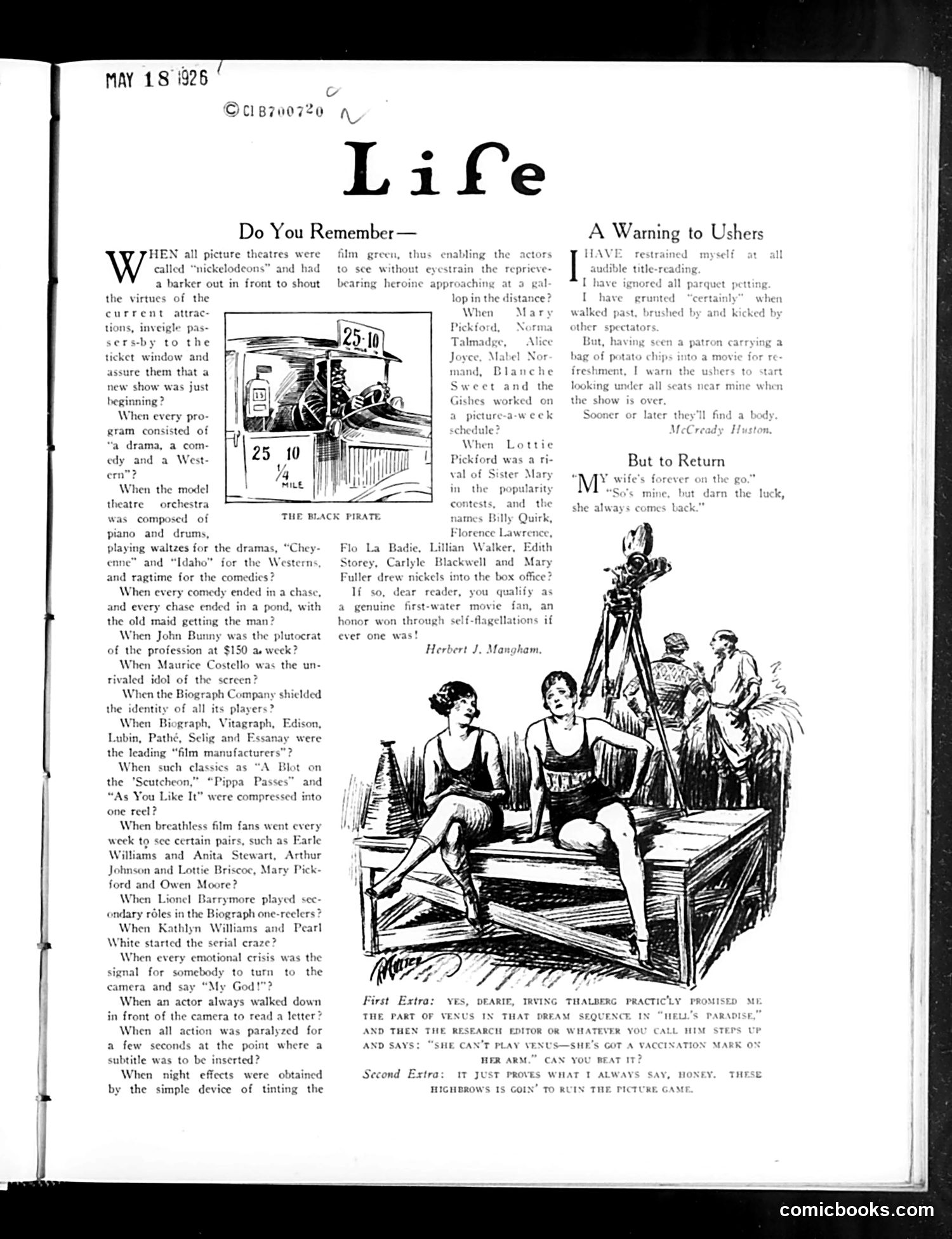 Life — May 20, 1926 — page 5: Life, 1926-05-20