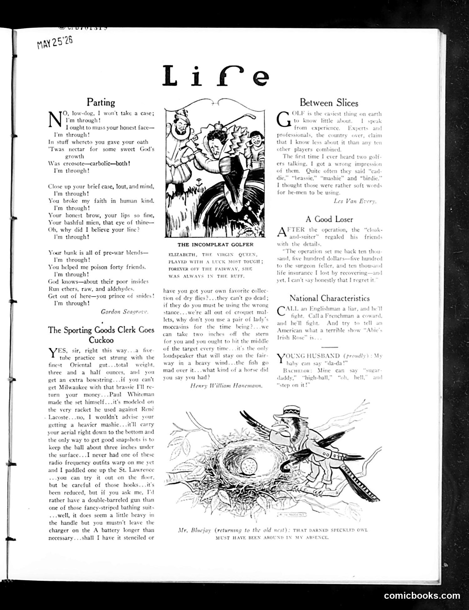 Life — May 27, 1926 — page 5: Life, 1926-05-27