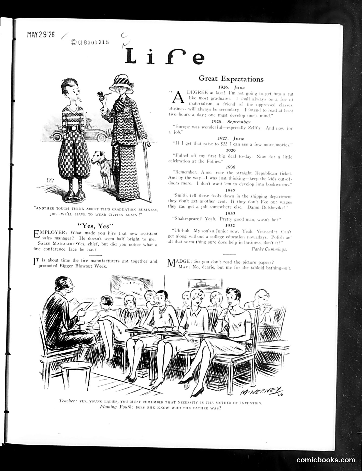 Life — June 3, 1926 — page 7: Life, 1926-06-03