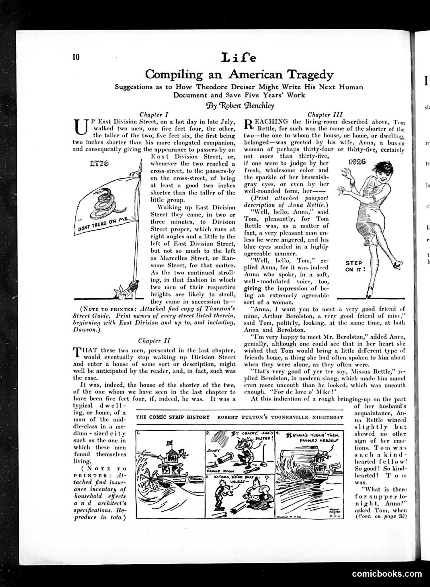 Life — July 1, 1926 — page 12: Life, 1926-07-01