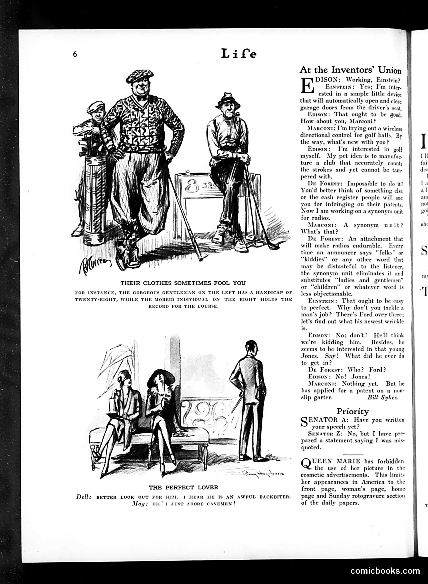 Life — July 8, 1926 — page 8: Life, 1926-07-08