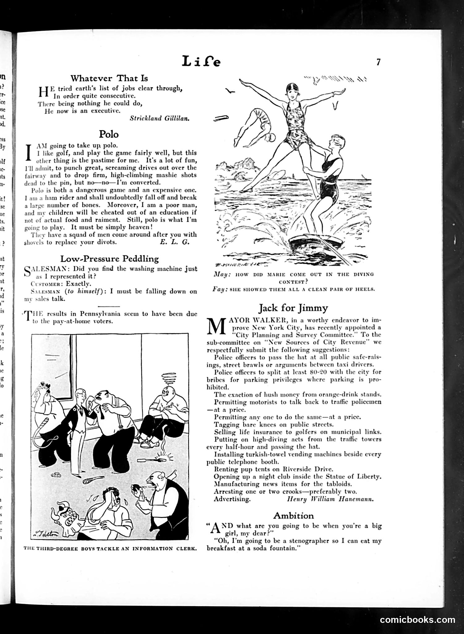 Life — July 8, 1926 — page 9: Life, 1926-07-08
