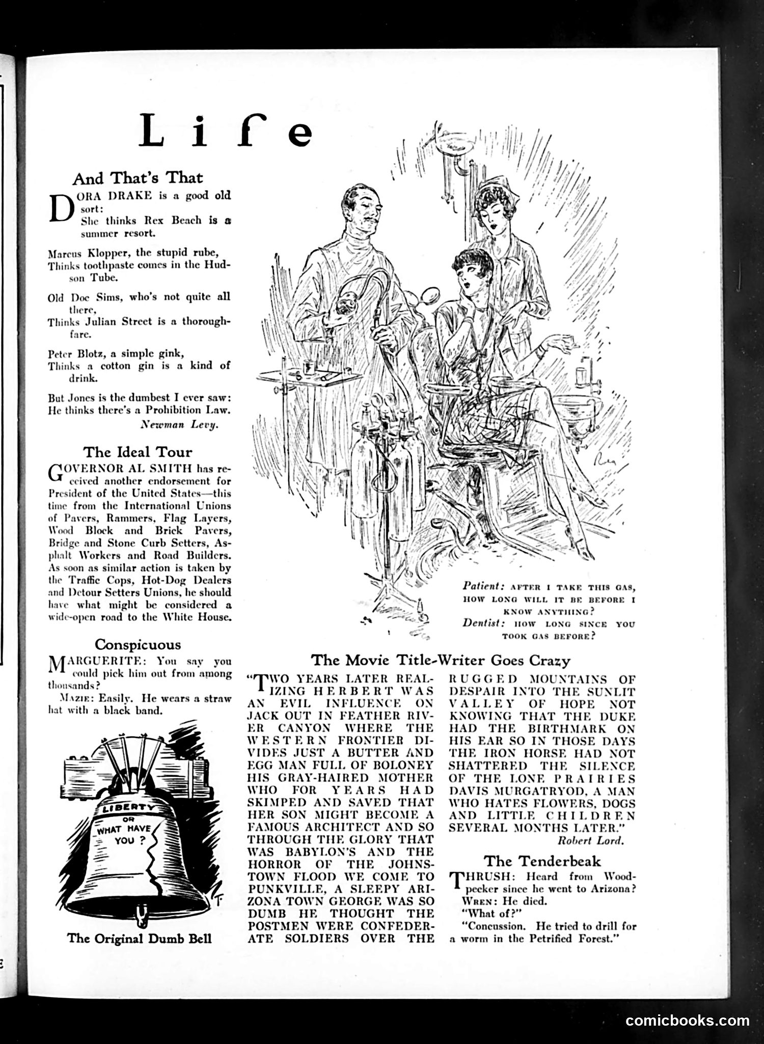 Life — July 29, 1926 — page 5: Life, 1926-07-29