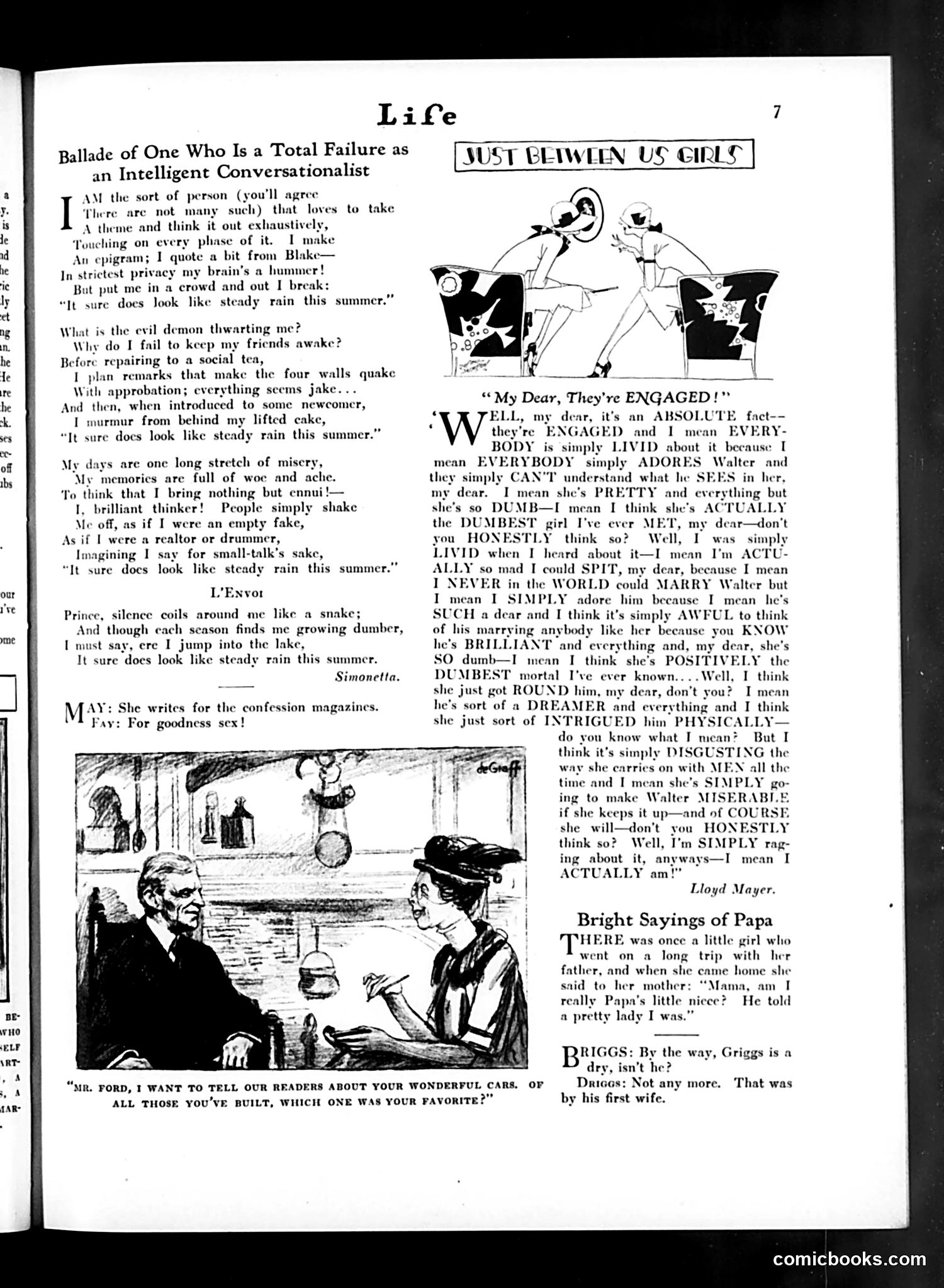 Life — July 29, 1926 — page 9: Life, 1926-07-29