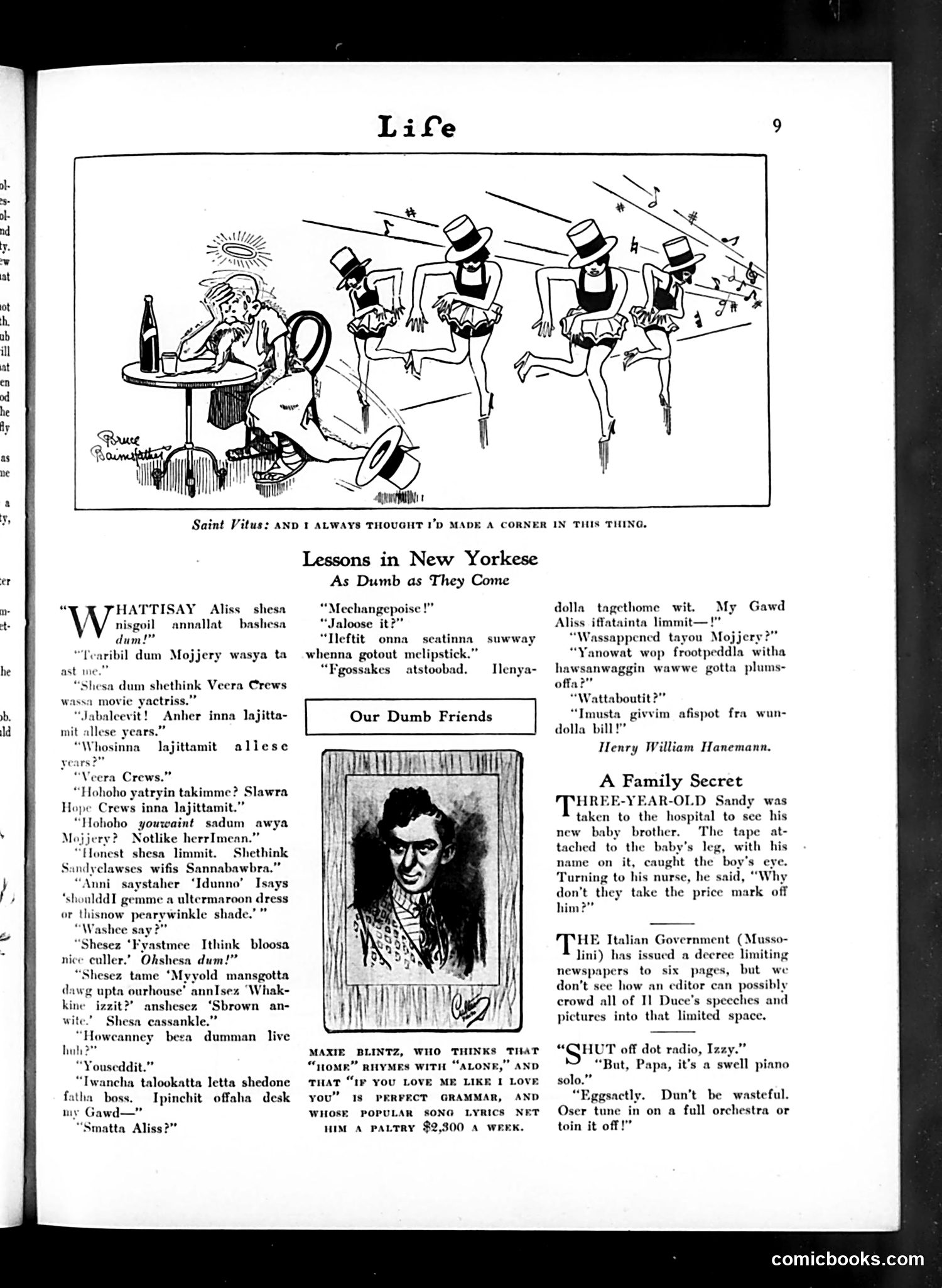 Life — July 29, 1926 — page 11: Life, 1926-07-29