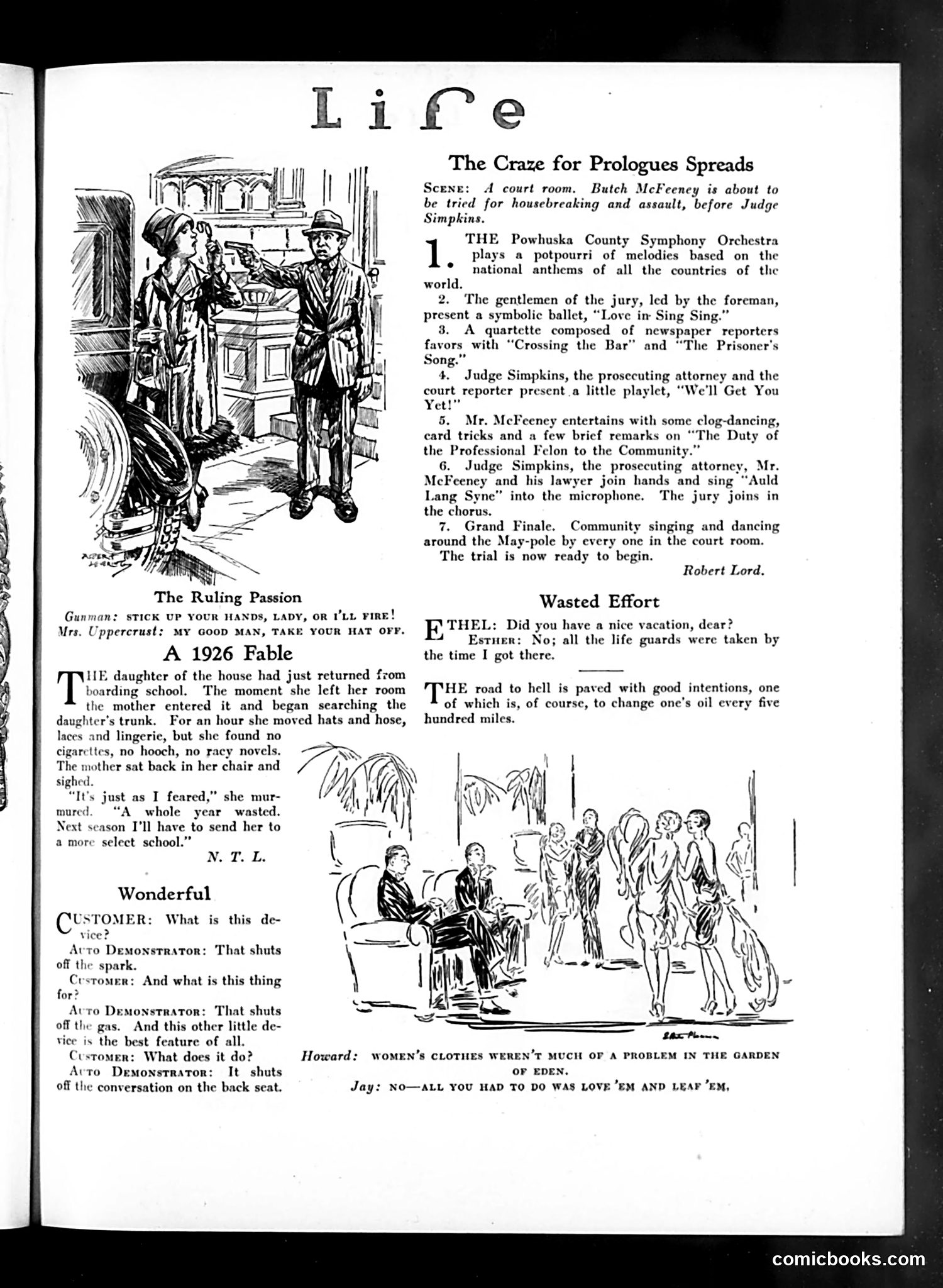 Life — August 5, 1926 — page 7: Life, 1926-08-05