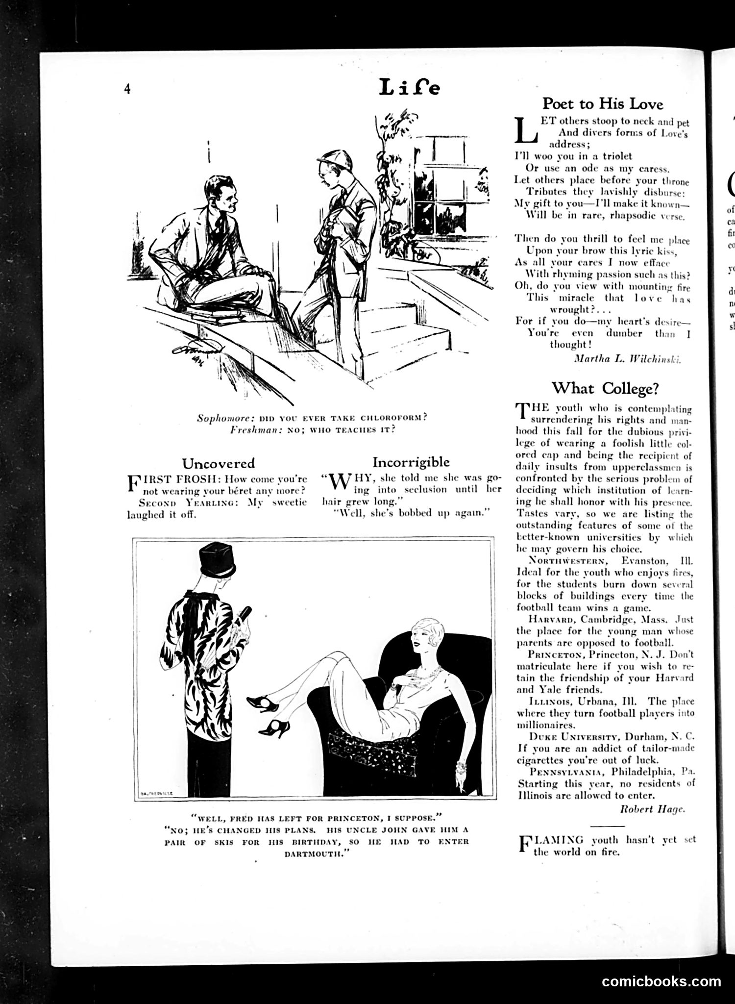 Life — September 30, 1926 — page 6: Life, 1926-09-30