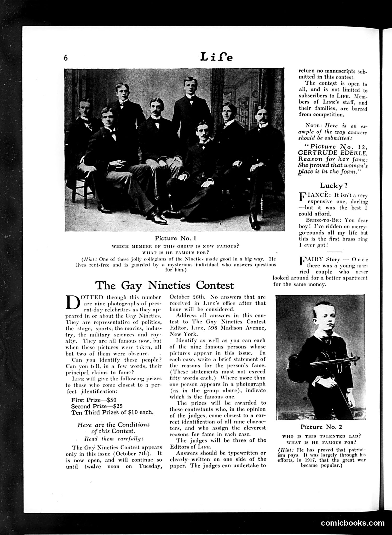 Life — October 7, 1926 — page 8: Life, 1926-10-07