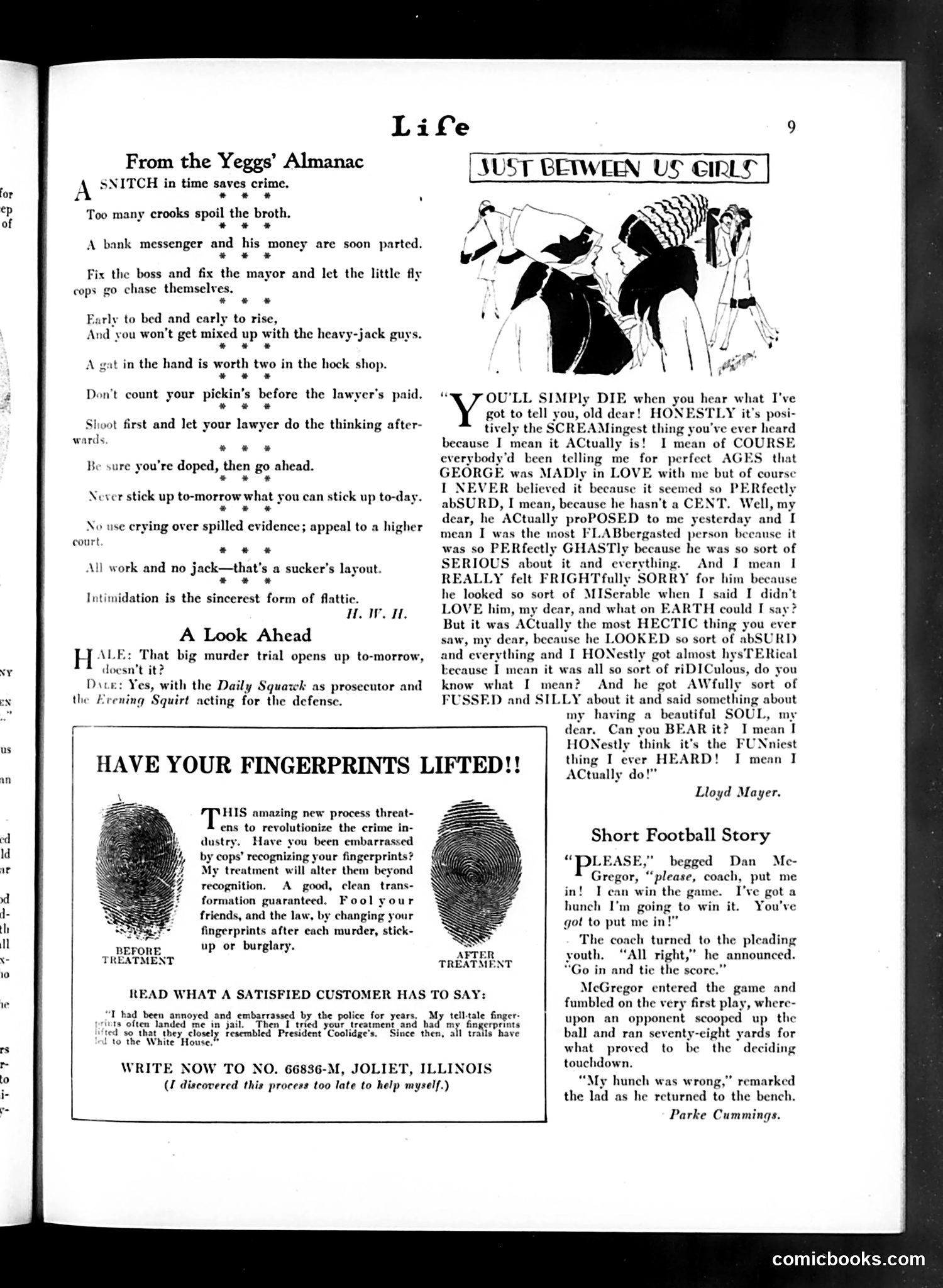 Life — October 28, 1926 — page 11: Life, 1926-10-28