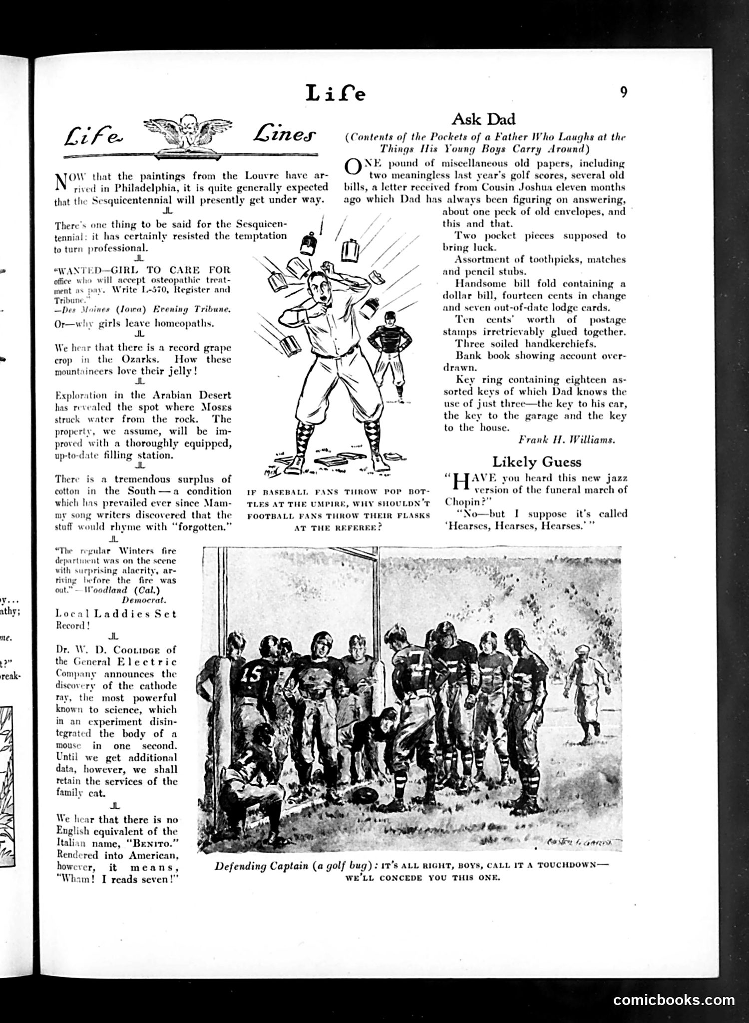 Life — November 11, 1926 — page 11: Life, 1926-11-11