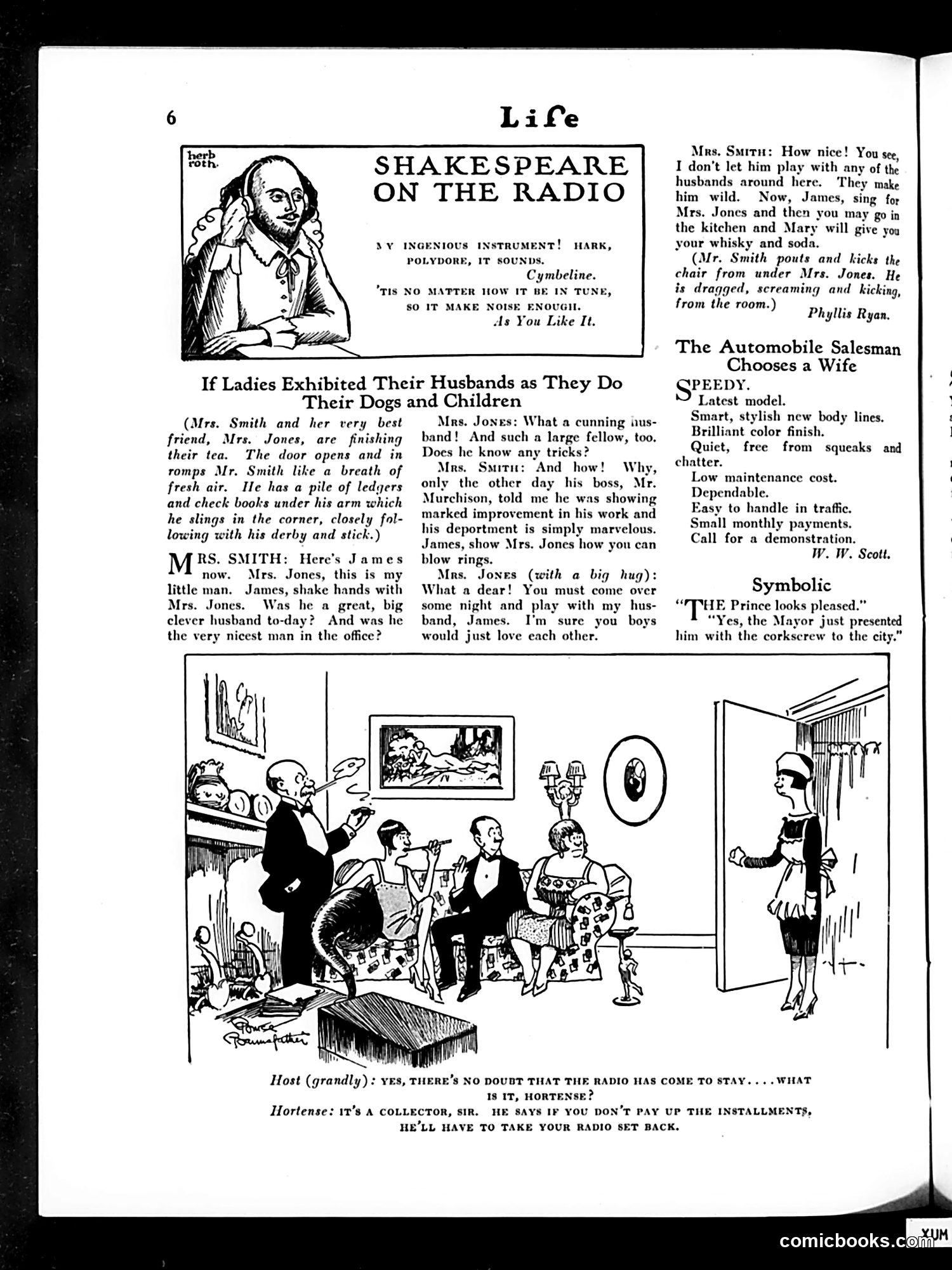 Life — November 25, 1926 — page 8: Life, 1926-11-25