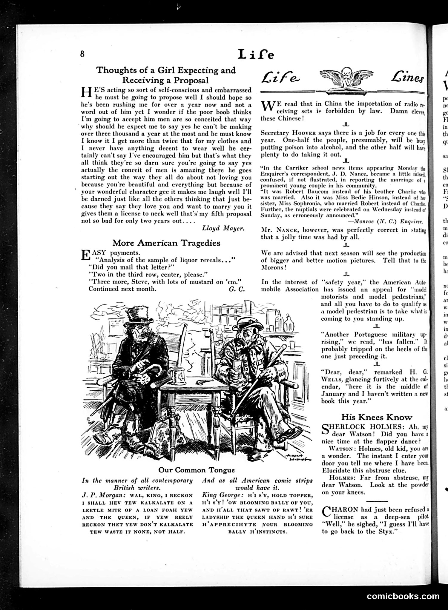 Life — January 20, 1927 — page 10: Life, 1927-01-20