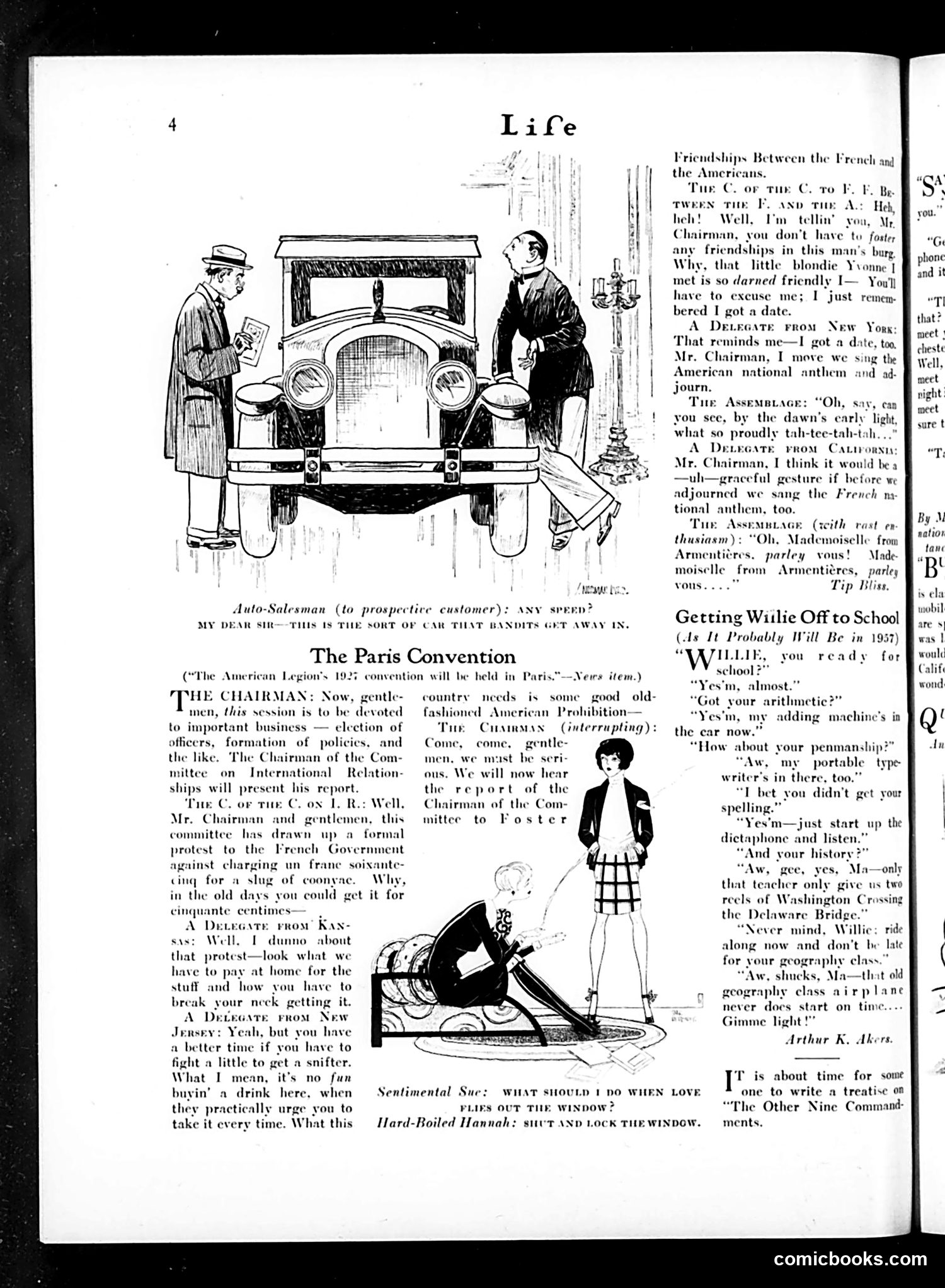 Life — January 27, 1927 — page 6: Life, 1927-01-27