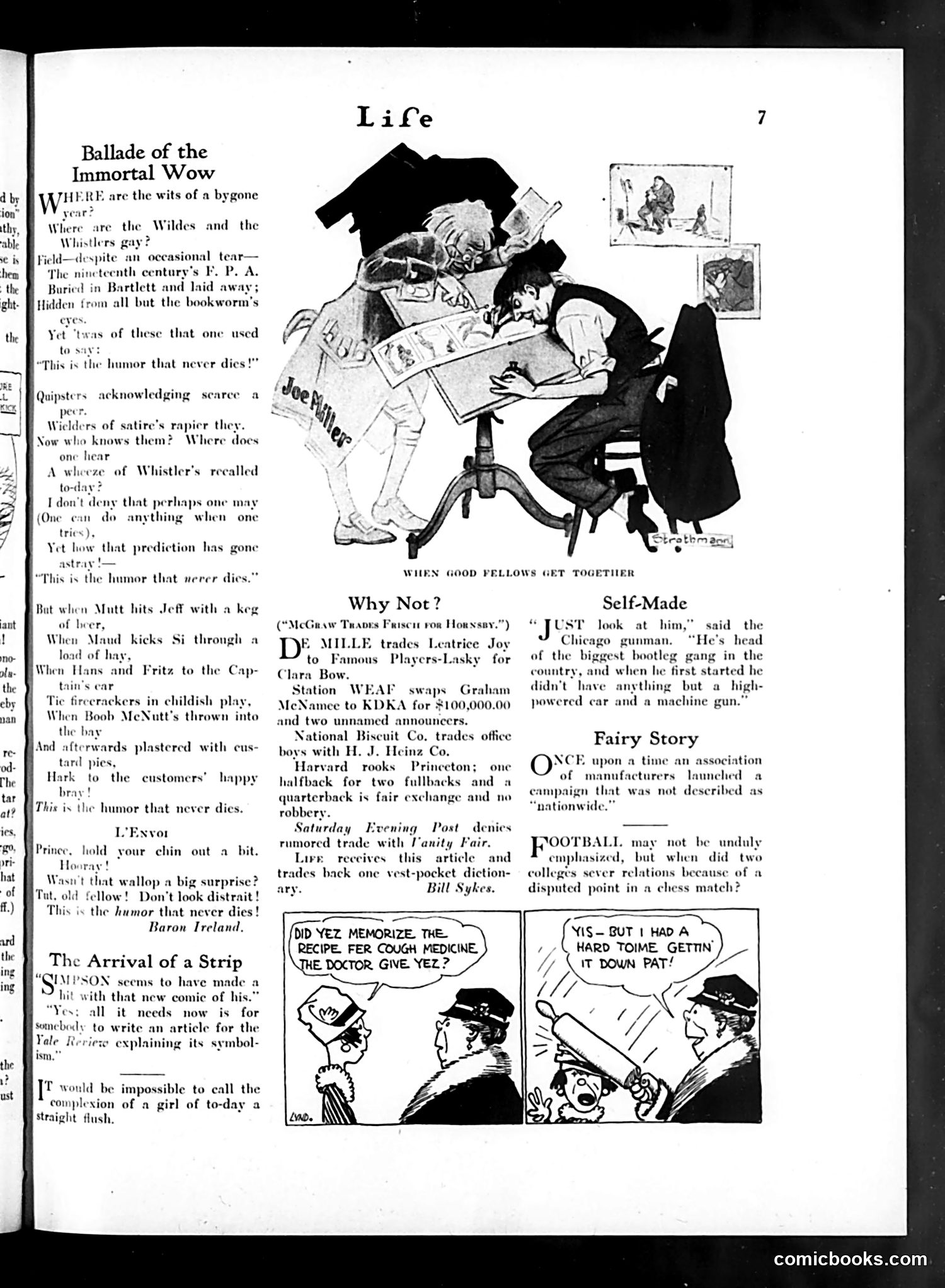 Life — February 3, 1927 — page 9: Life, 1927-02-03