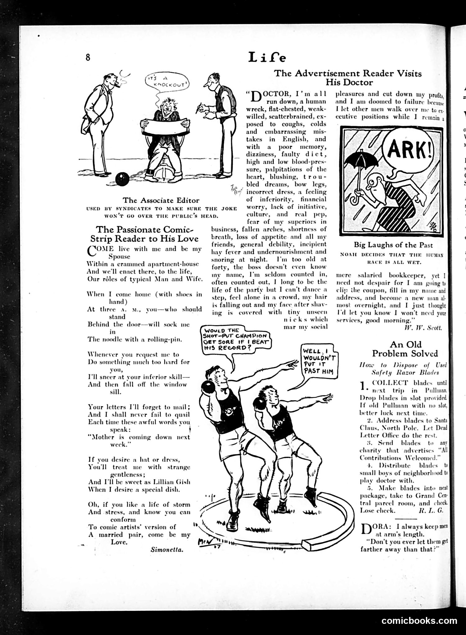 Life — February 3, 1927 — page 10: Life, 1927-02-03