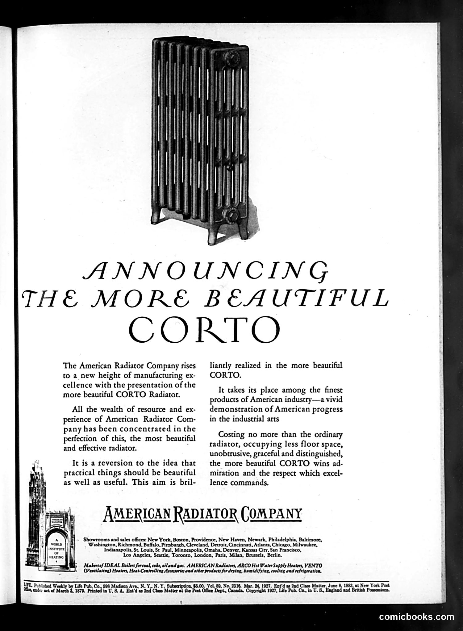 Life — March 24, 1927 — page 3: Life, 1927-03-24