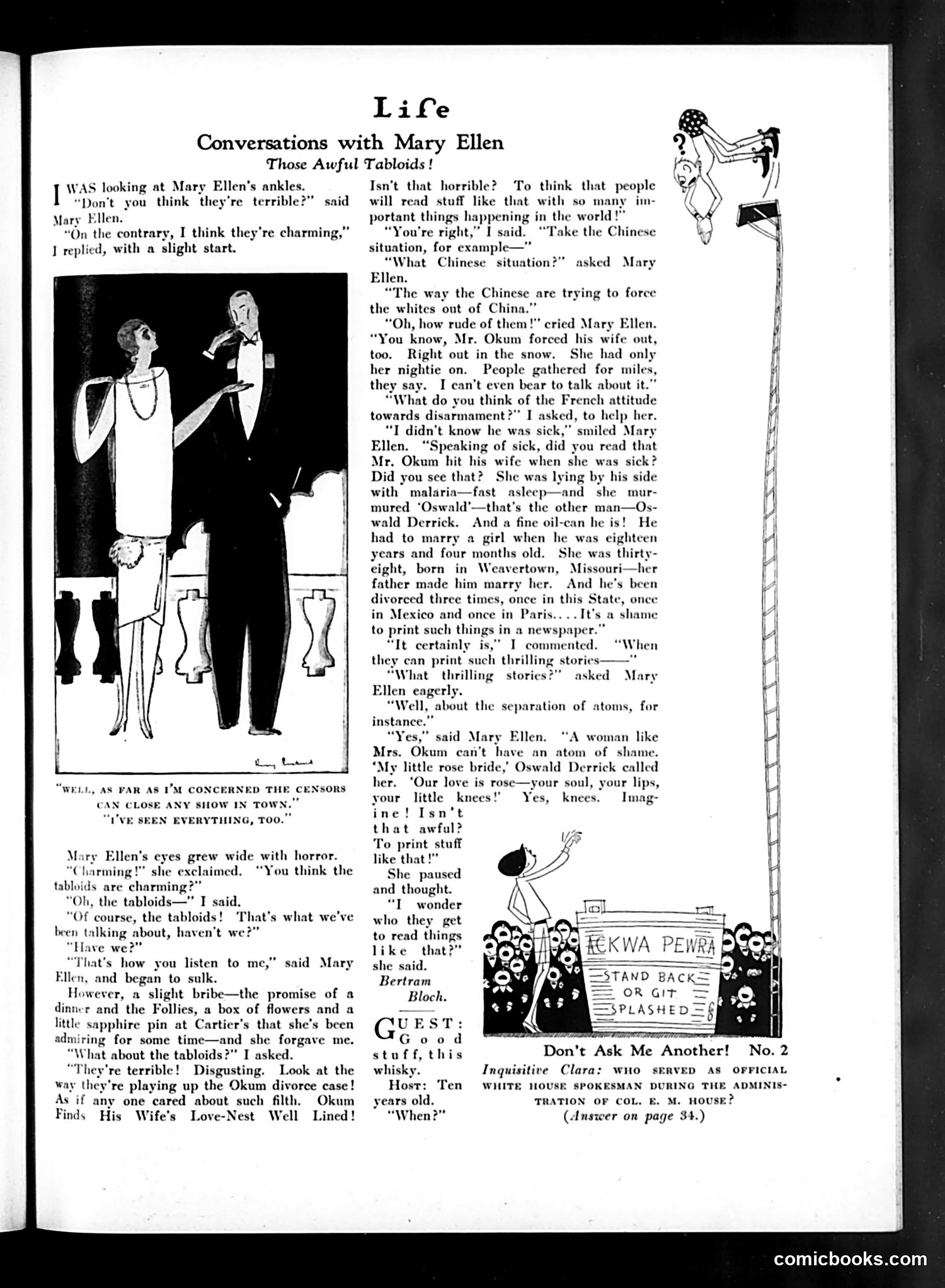Life — March 24, 1927 — page 11: Life, 1927-03-24