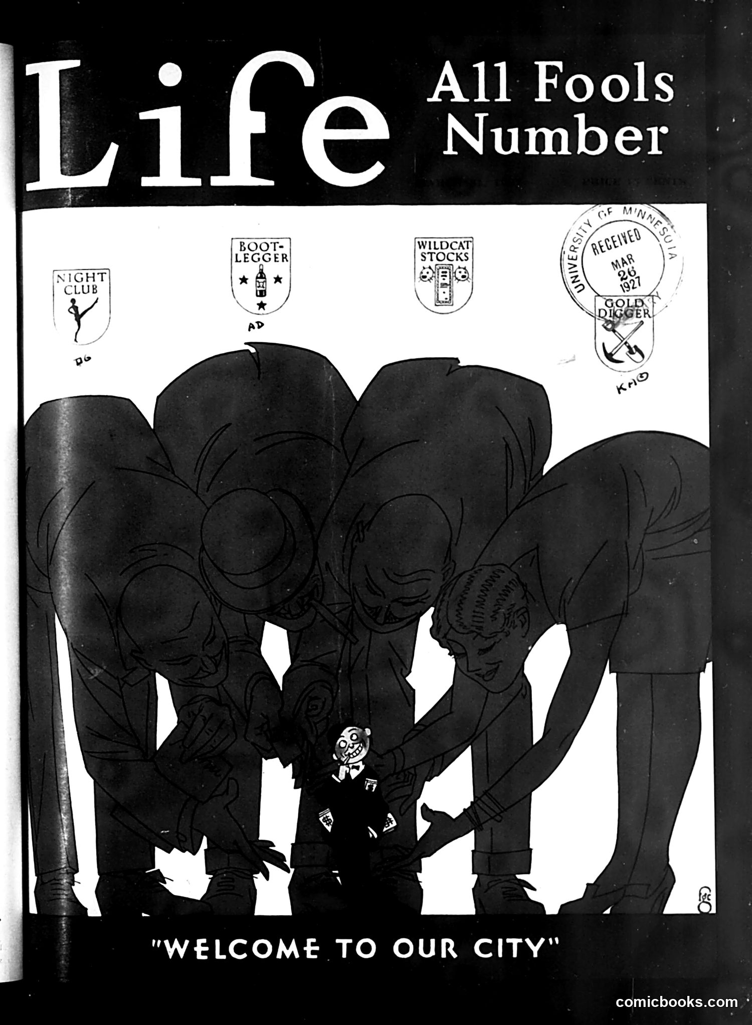 Life — March 31, 1927 — page 1: Life, 1927-03-31