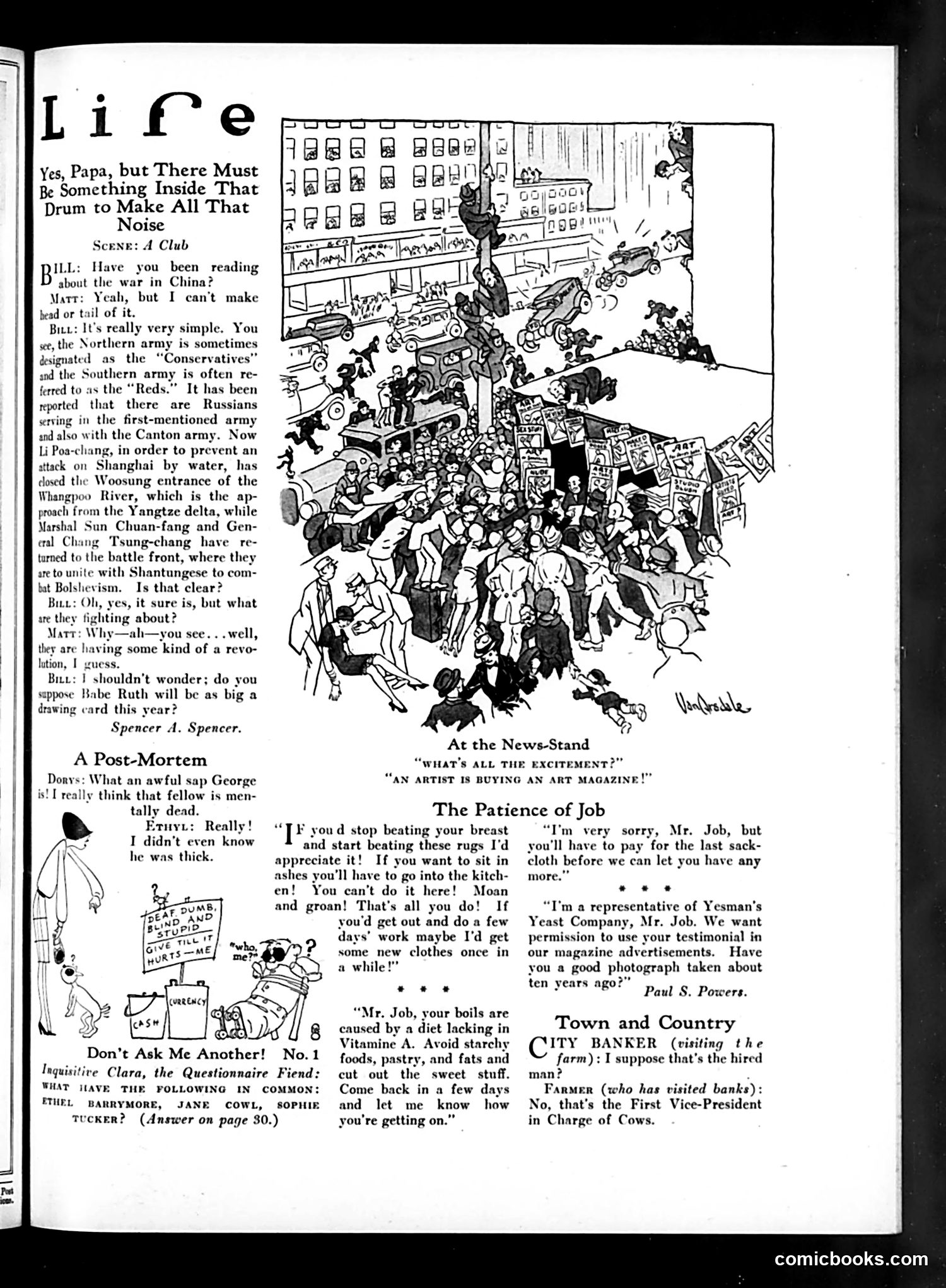 Life — March 31, 1927 — page 5: Life, 1927-03-31