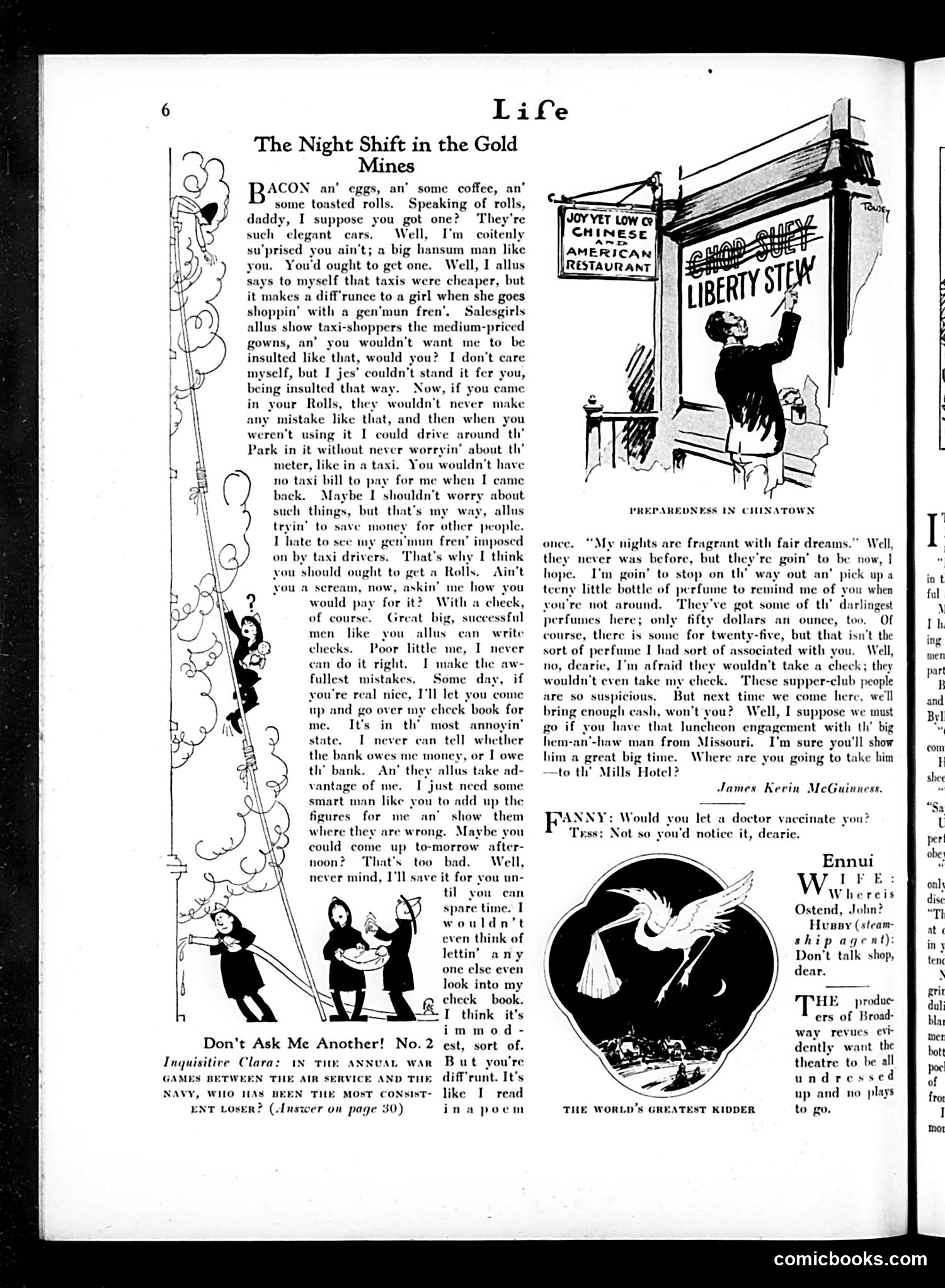 Life — March 31, 1927 — page 8: Life, 1927-03-31