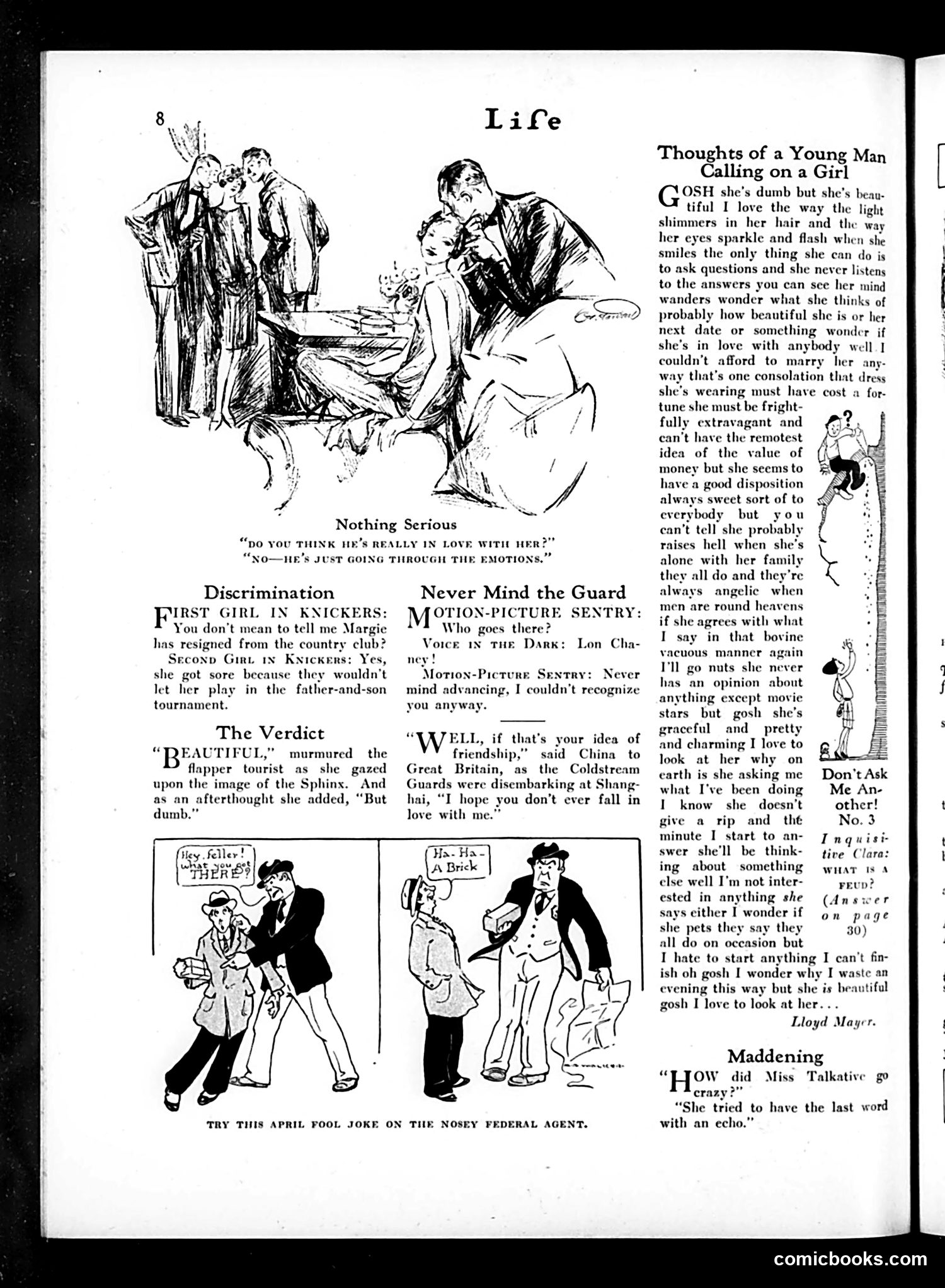 Life — March 31, 1927 — page 10: Life, 1927-03-31