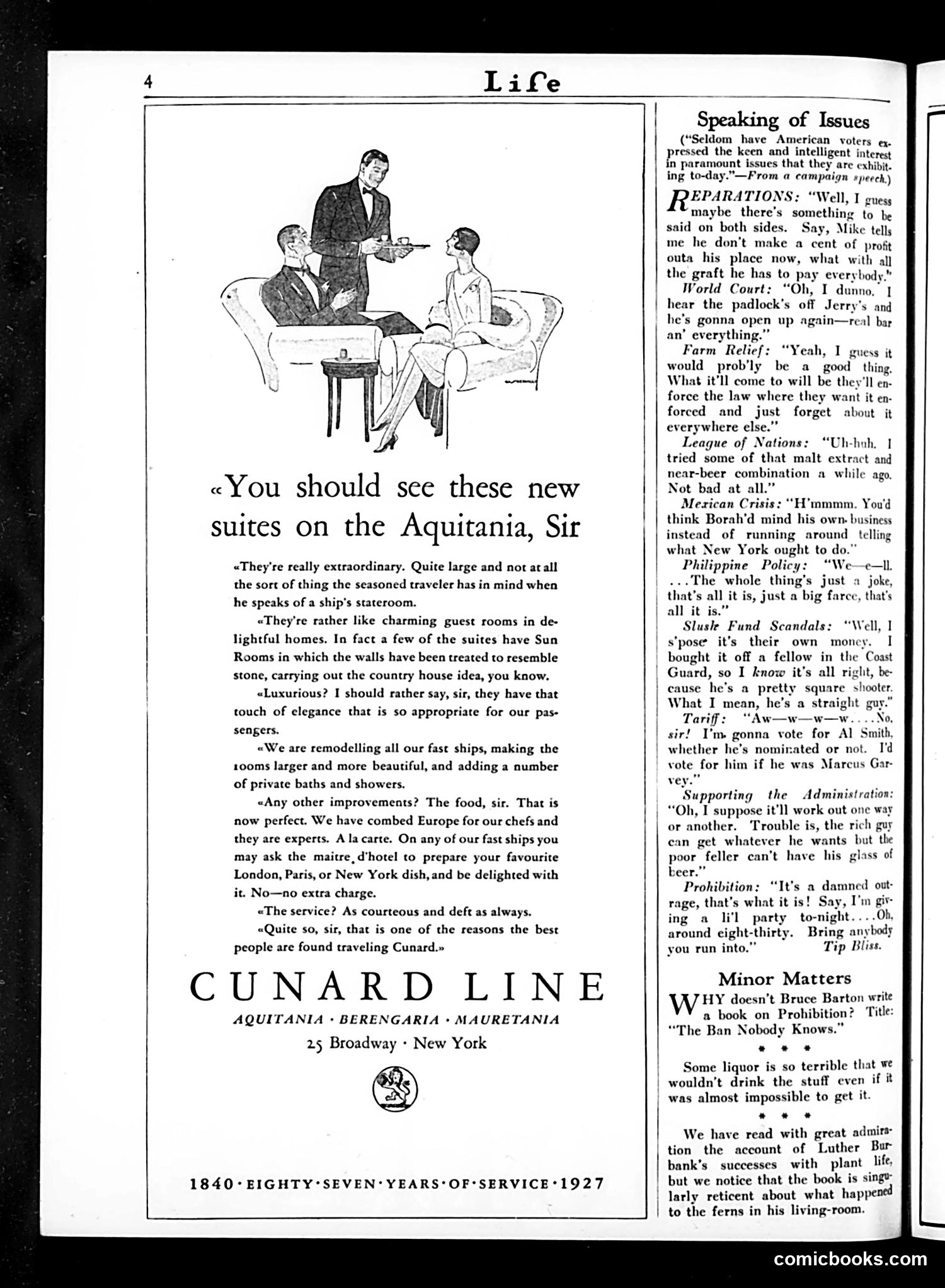 Life — April 7, 1927 — page 6: Life, 1927-04-07