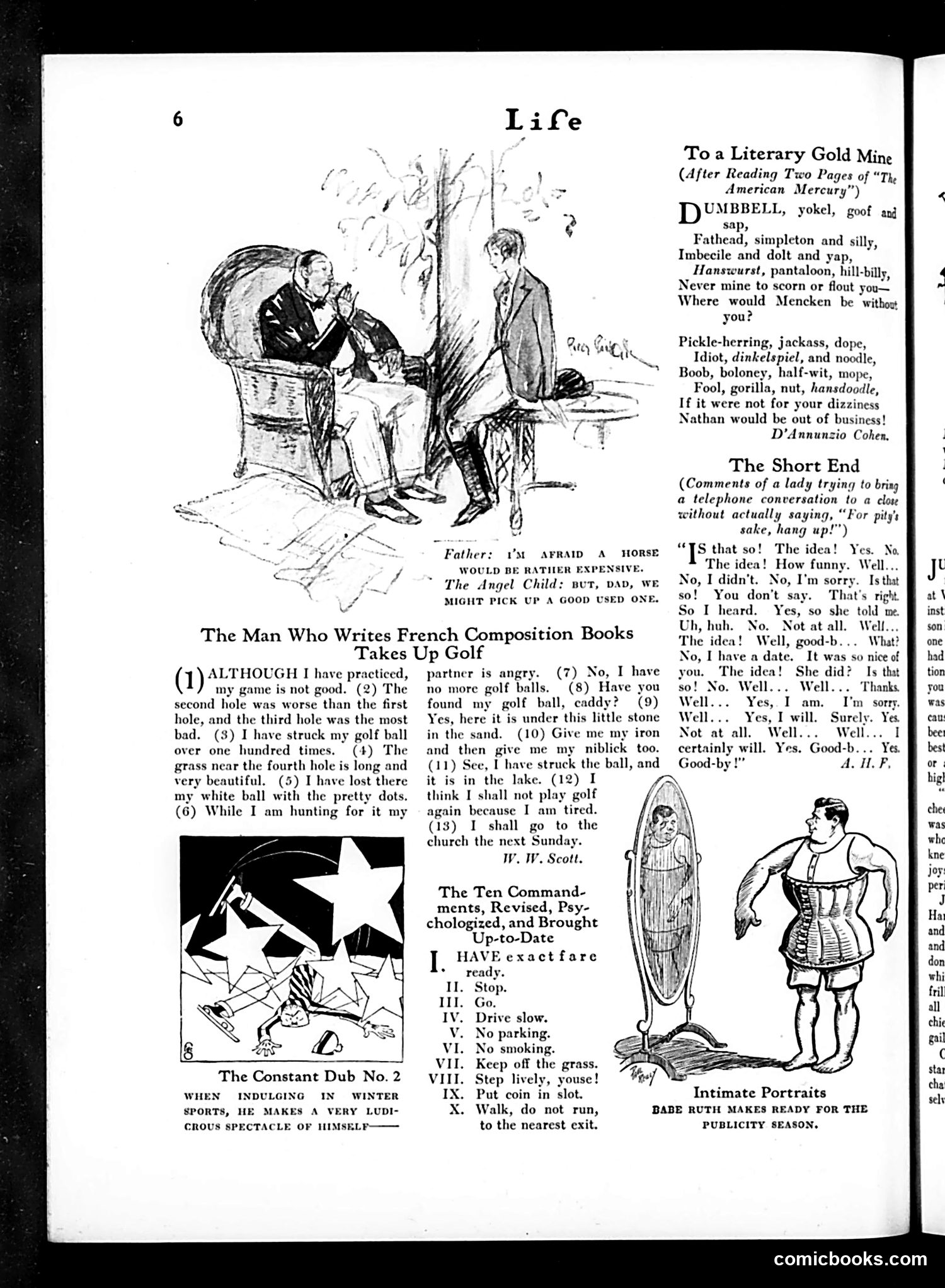 Life — April 21, 1927 — page 8: Life, 1927-04-21