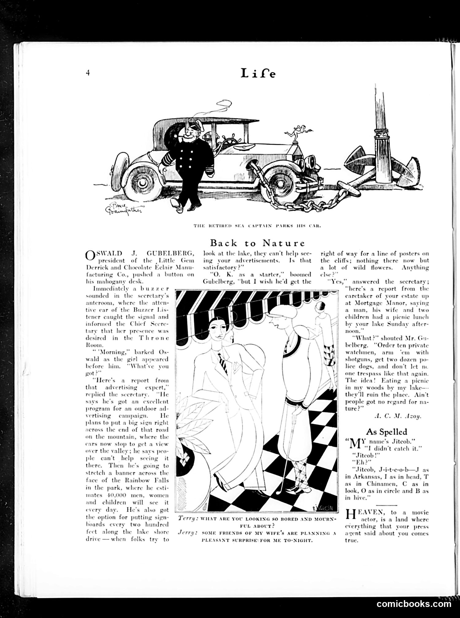 Life — July 28, 1927 — page 6: Life, 1927-07-28