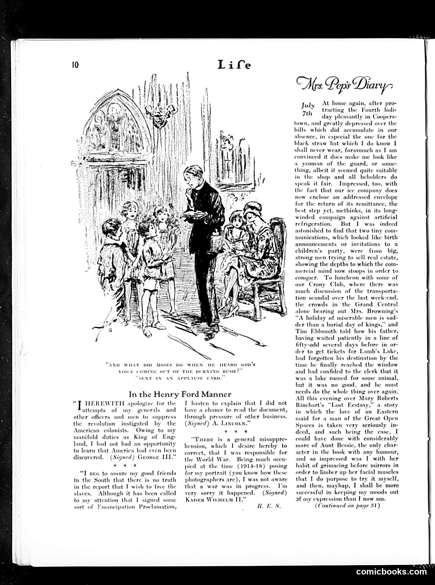 Life — July 28, 1927 — page 12: Life, 1927-07-28