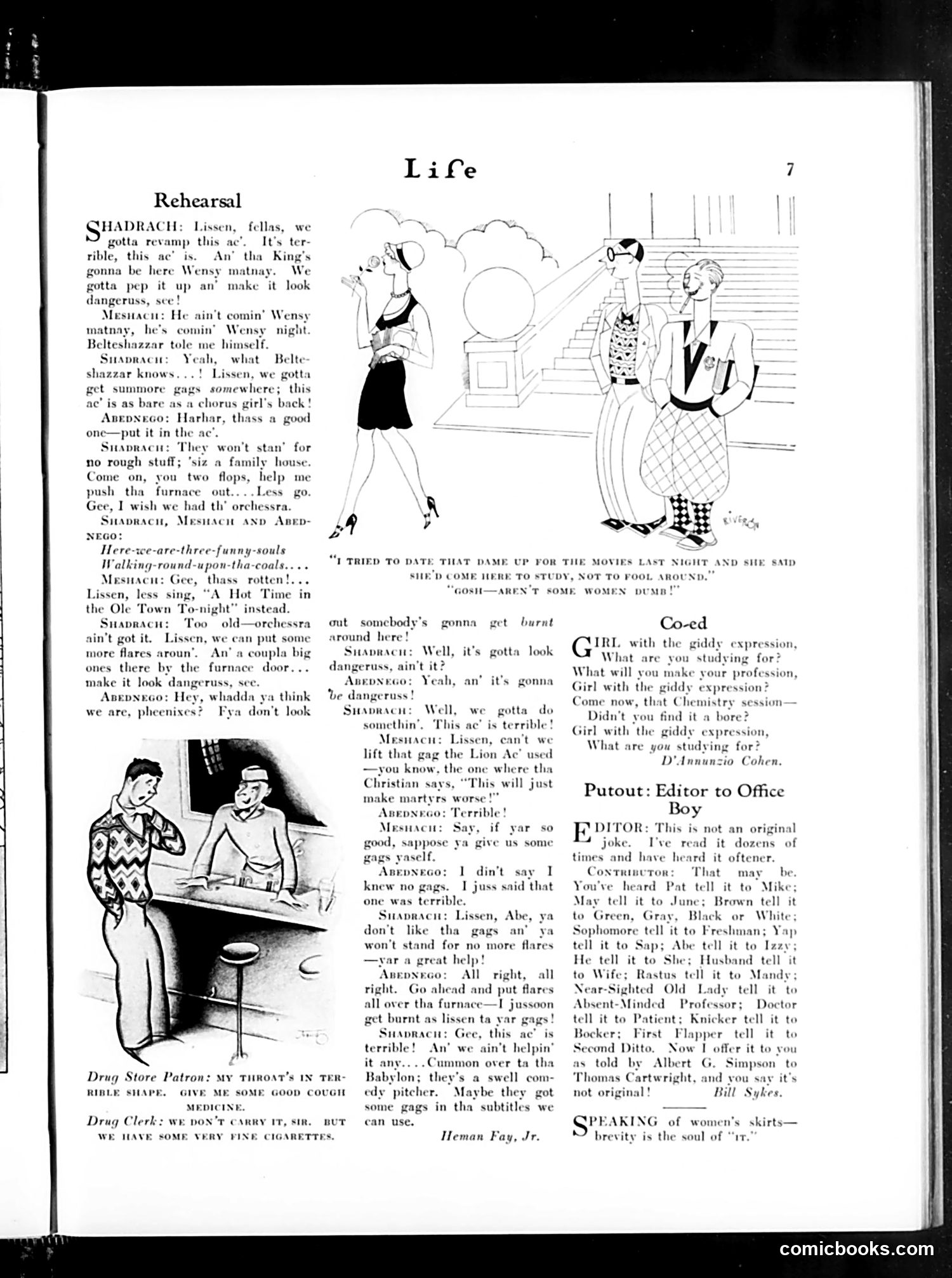 Life — September 29, 1927 — page 9: Life, 1927-09-29