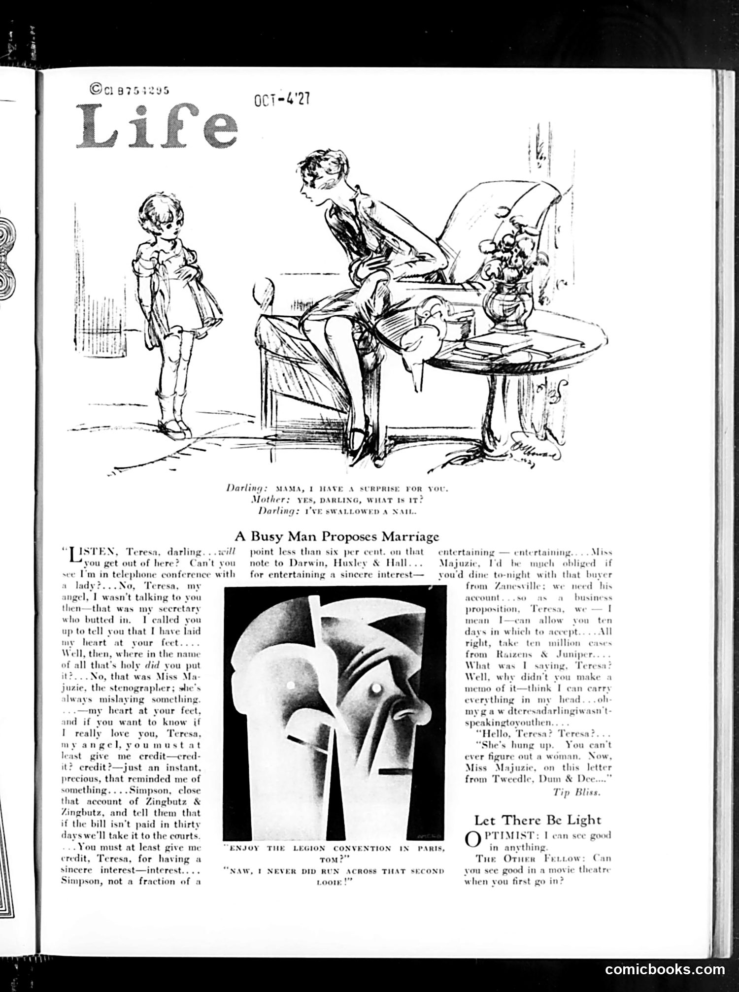 Life — October 6, 1927 — page 7: Life, 1927-10-06