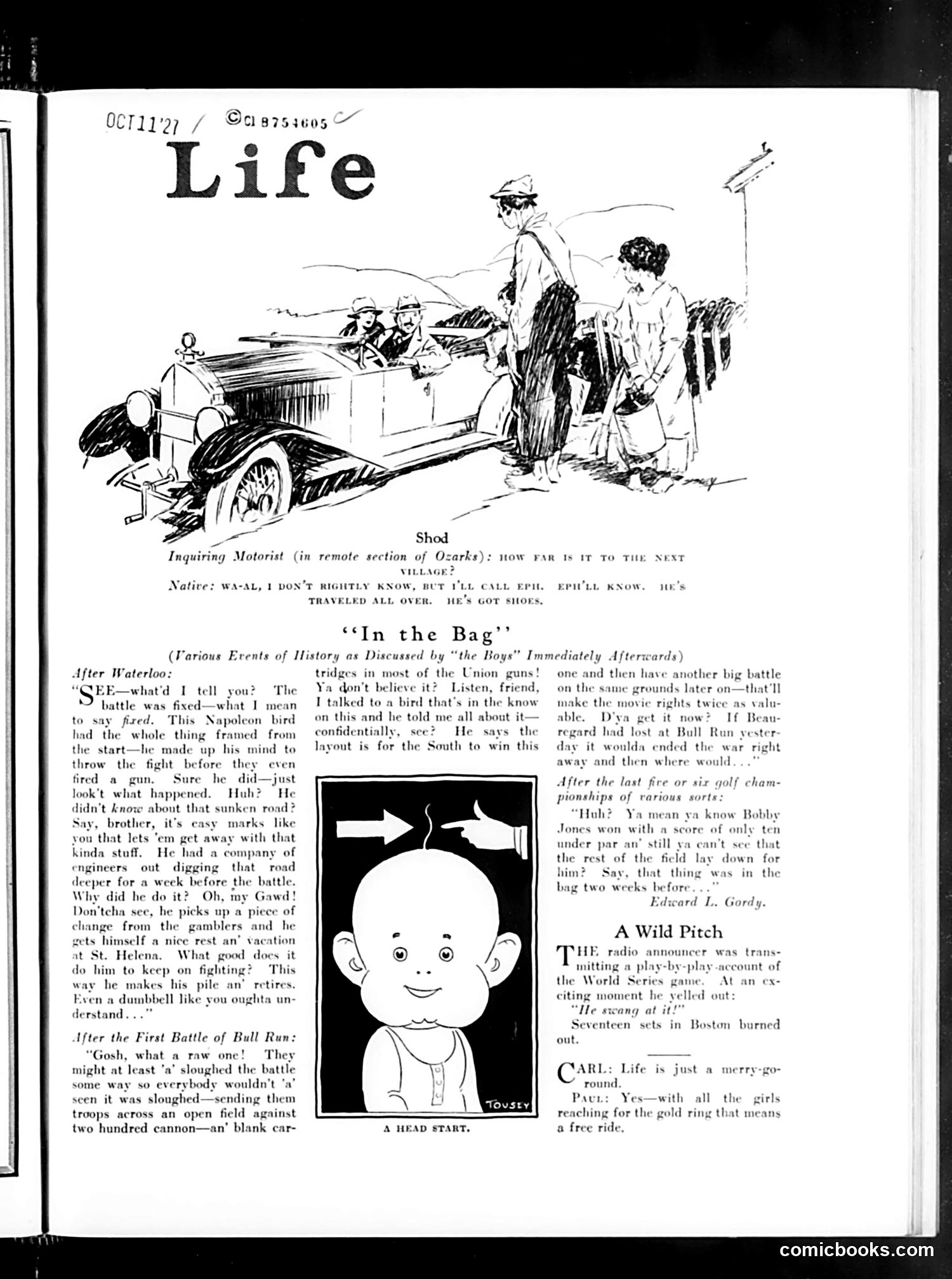 Life — October 13, 1927 — page 7: Life, 1927-10-13