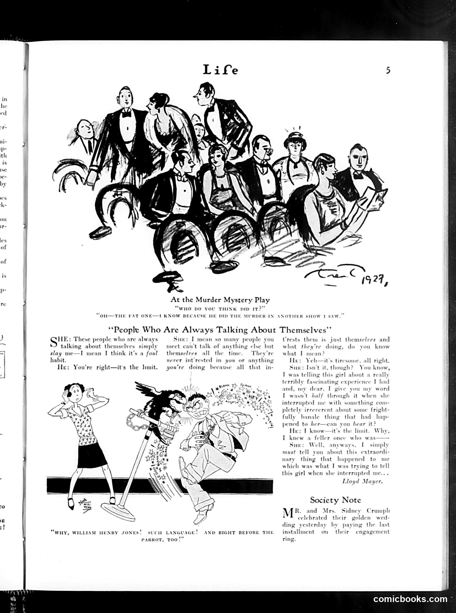 Life — October 27, 1927 — page 7: Life, 1927-10-27