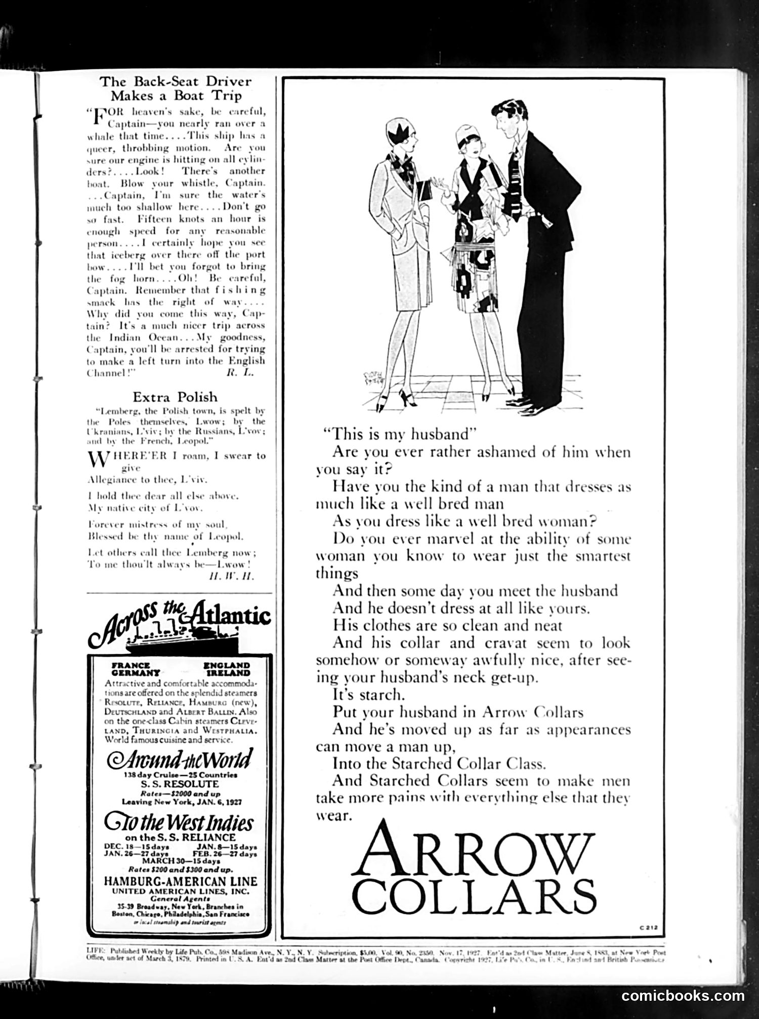Life — November 17, 1927 — page 5: Life, 1927-11-17