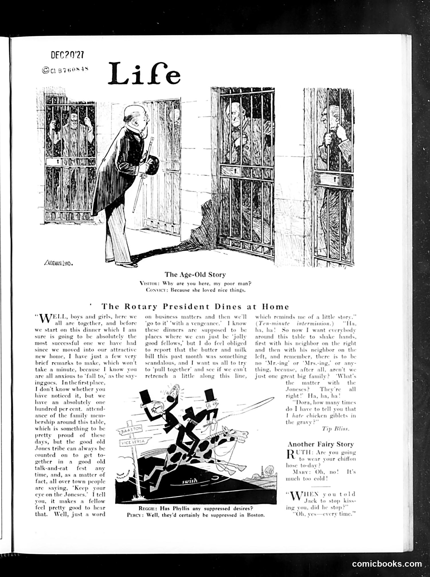 Life — December 22, 1927 — page 5: Life, 1927-12-22