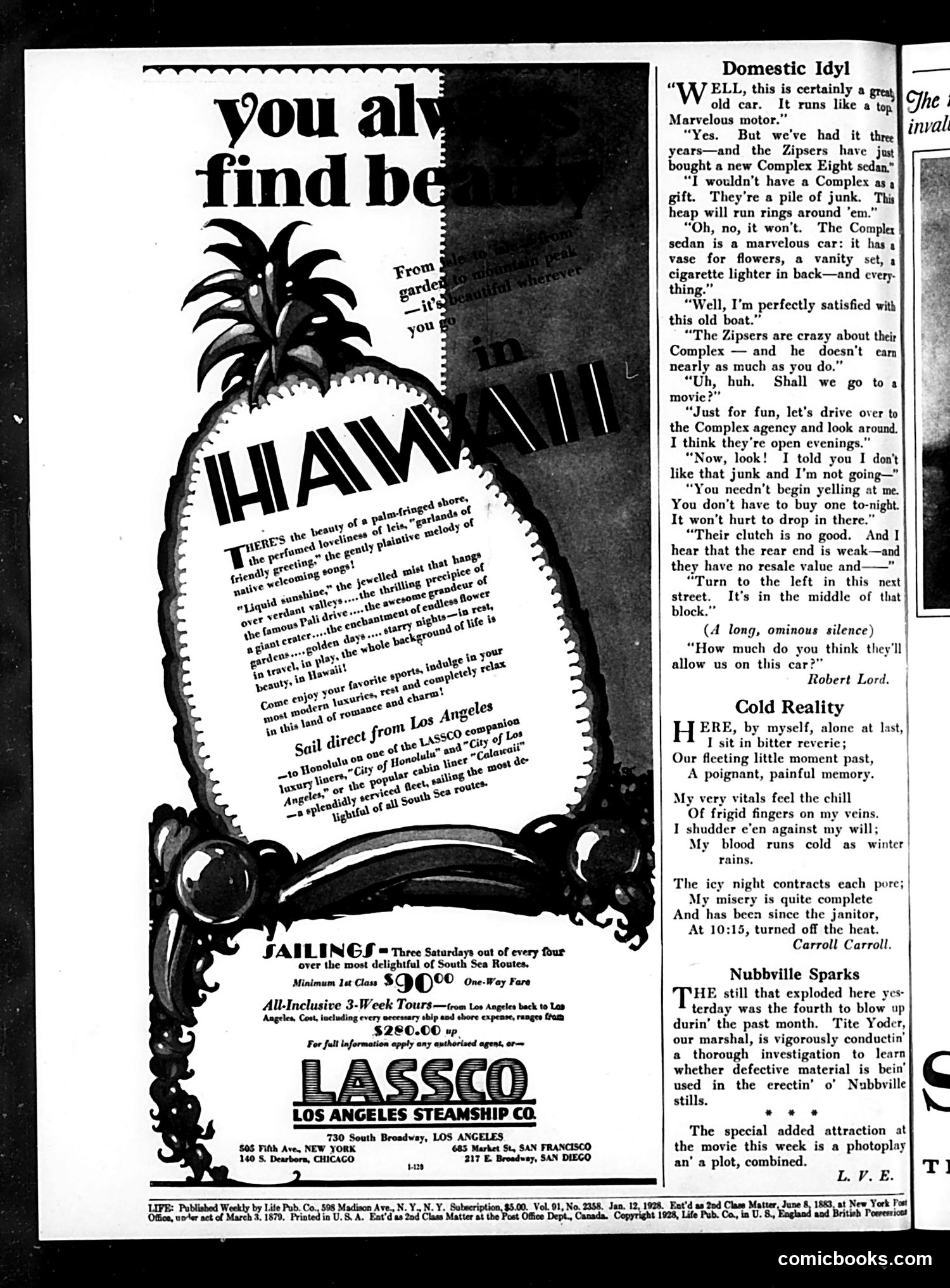 Life — January 12, 1928 — page 4: Life, 1928-01-12