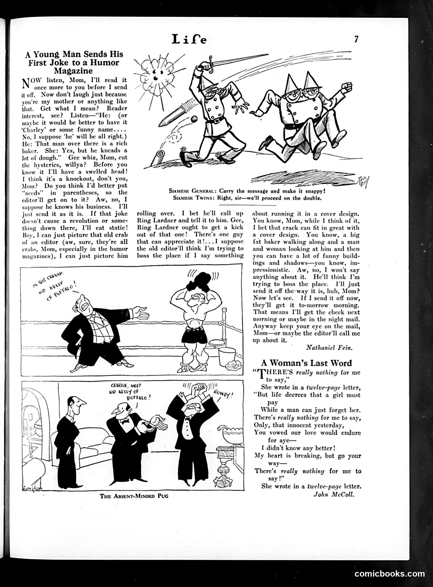 Life — January 26, 1928 — page 9: Life, 1928-01-26