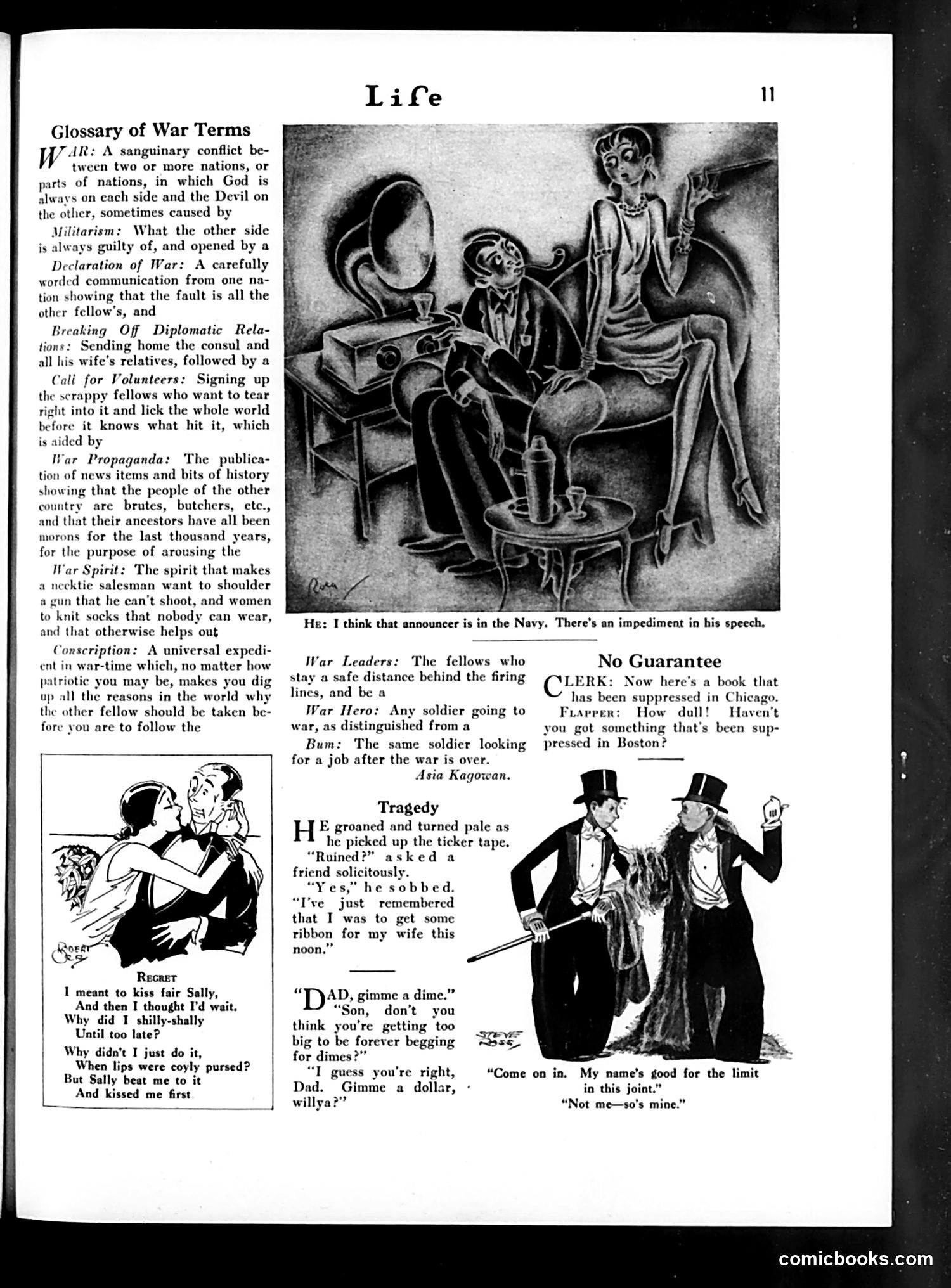 Life — January 26, 1928 — page 13: Life, 1928-01-26