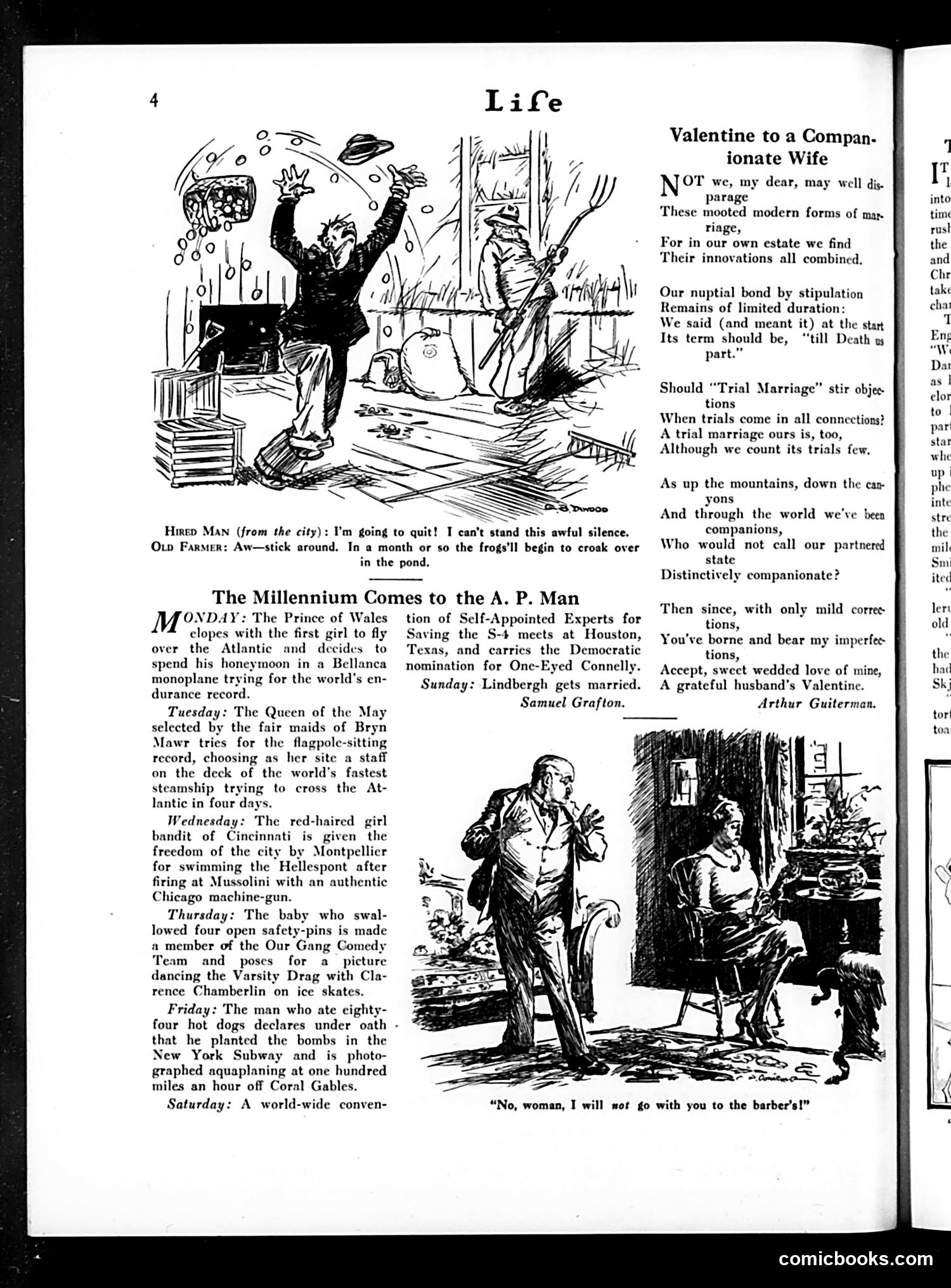 Life — February 9, 1928 — page 6: Life, 1928-02-09