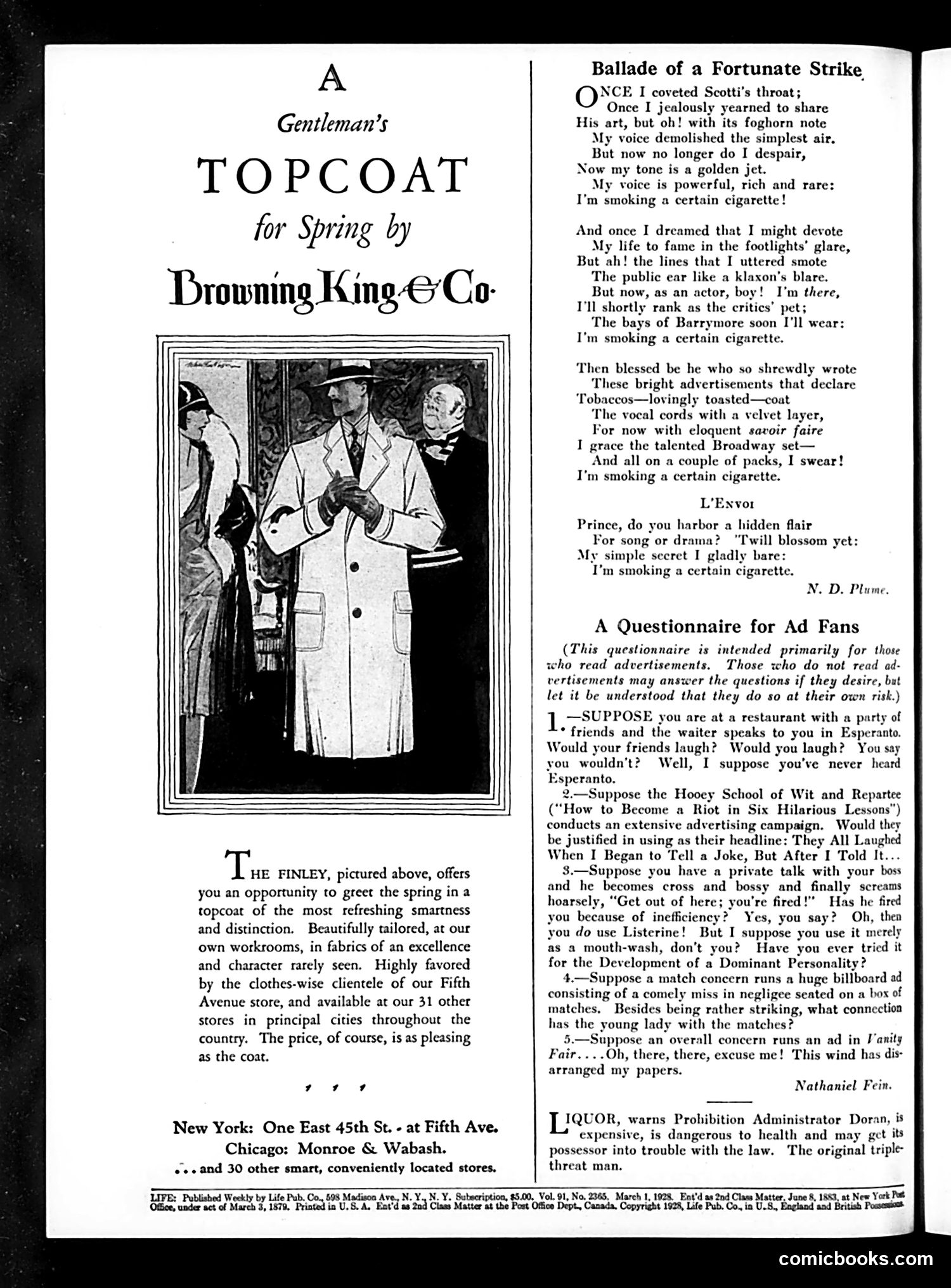 Life — March 1, 1928 — page 4: Life, 1928-03-01