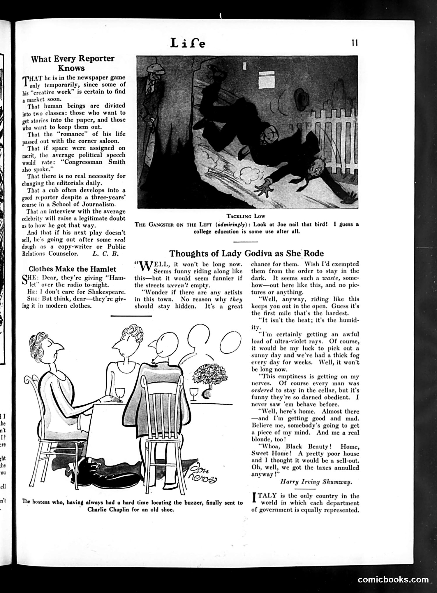 Life — March 22, 1928 — page 13: Life, 1928-03-22