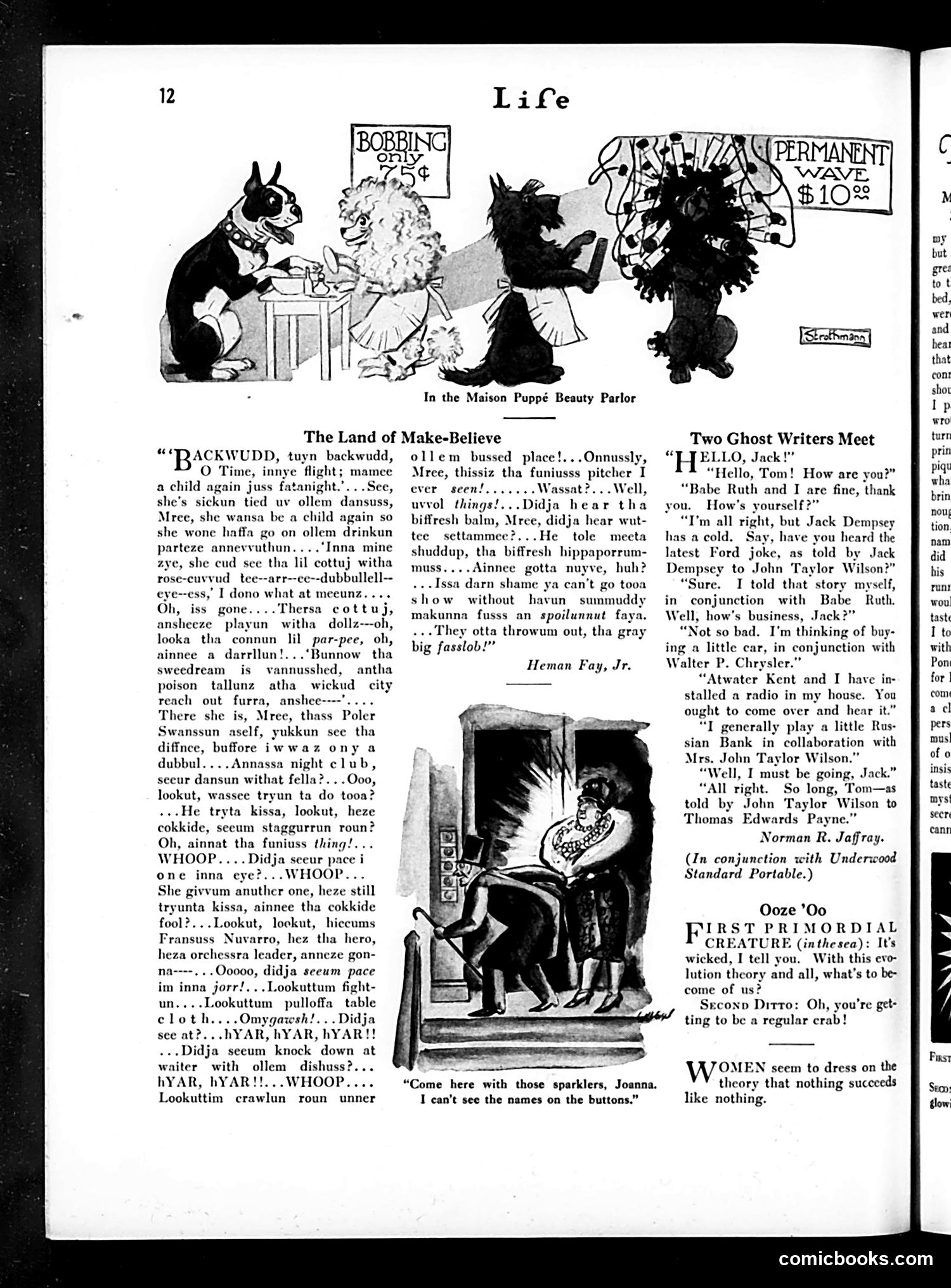 Life — April 12, 1928 — page 14: Life, 1928-04-12